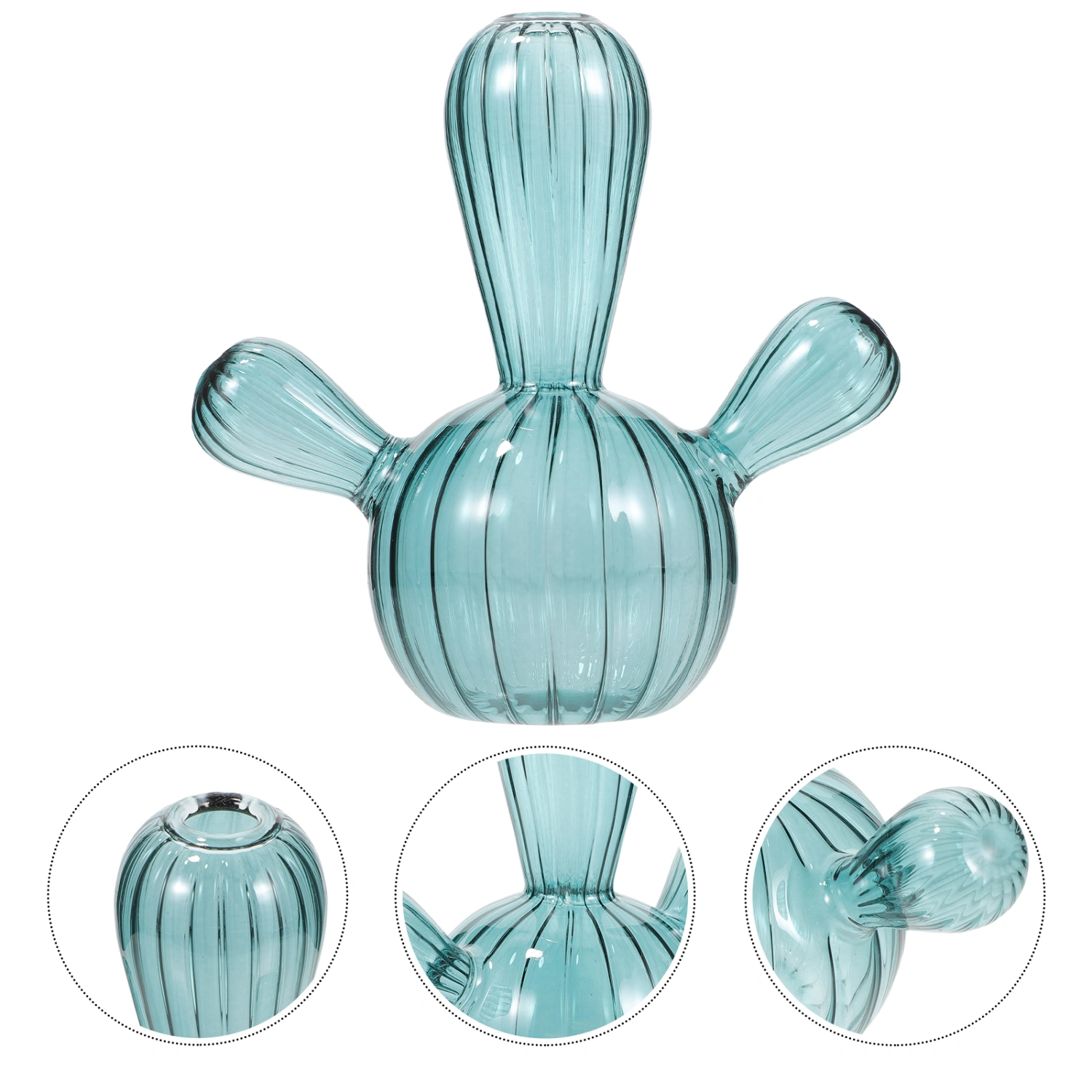 Glass Bud Vase Modern Decorative Vase Desktop Vase Aesthetic Glass Vase Tiny Centerpiece