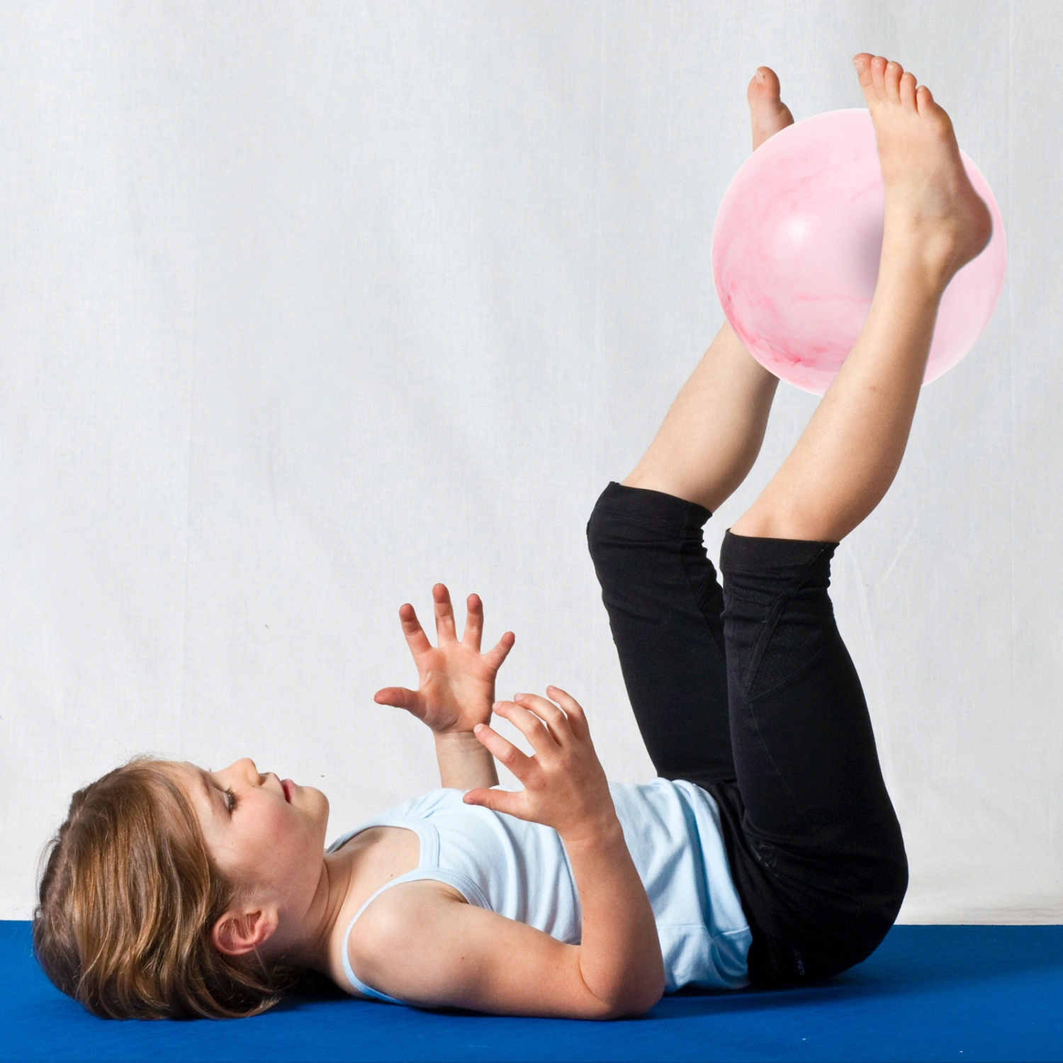 2Pcs Reusable Yoga Ball Professional Pilates Ball Multi-use Exercise Ball Workout Supply