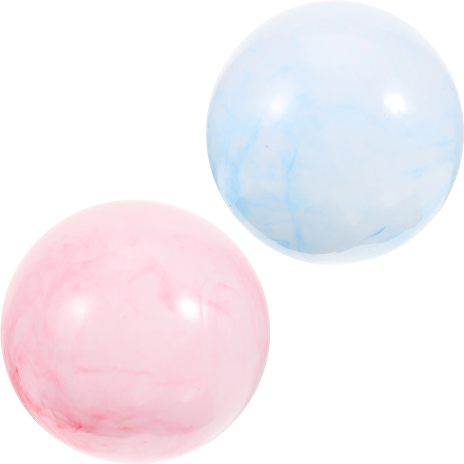 2Pcs Reusable Yoga Ball Professional Pilates Ball Multi-use Exercise Ball Workout Supply