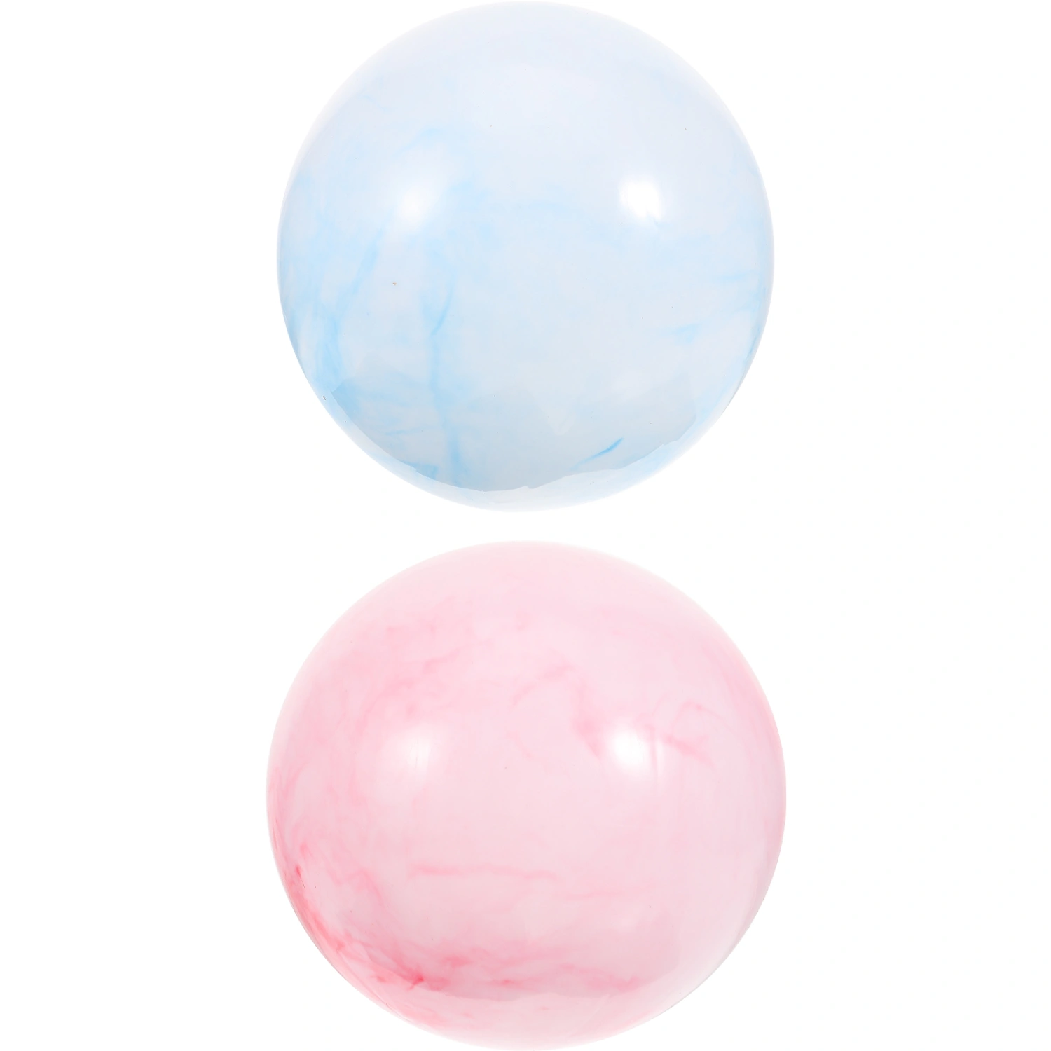 2Pcs Reusable Yoga Ball Professional Pilates Ball Multi-use Exercise Ball Workout Supply