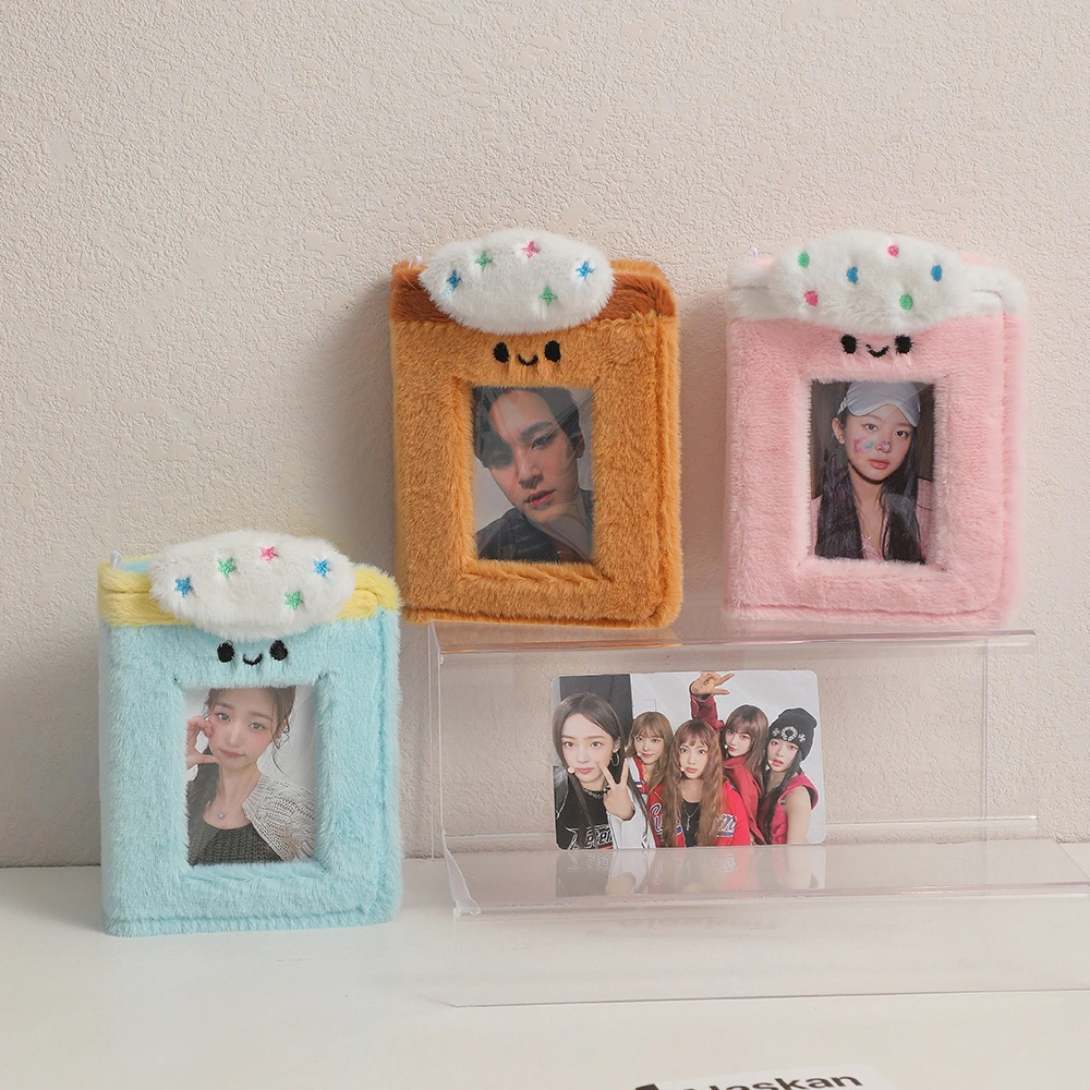 Adorable Home Photo Album Portable Picture Holder Album Plush Photo Scrapbook Album