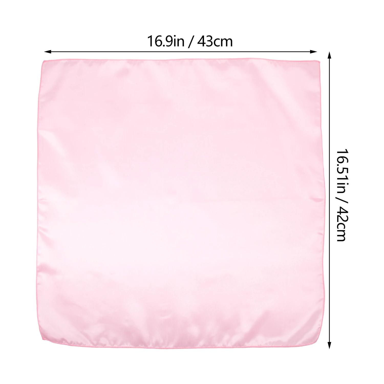 5pcs Satin Napkins Comfortable Satin Fabric Table Napkin Washable Cloth Napkins for Party Festival