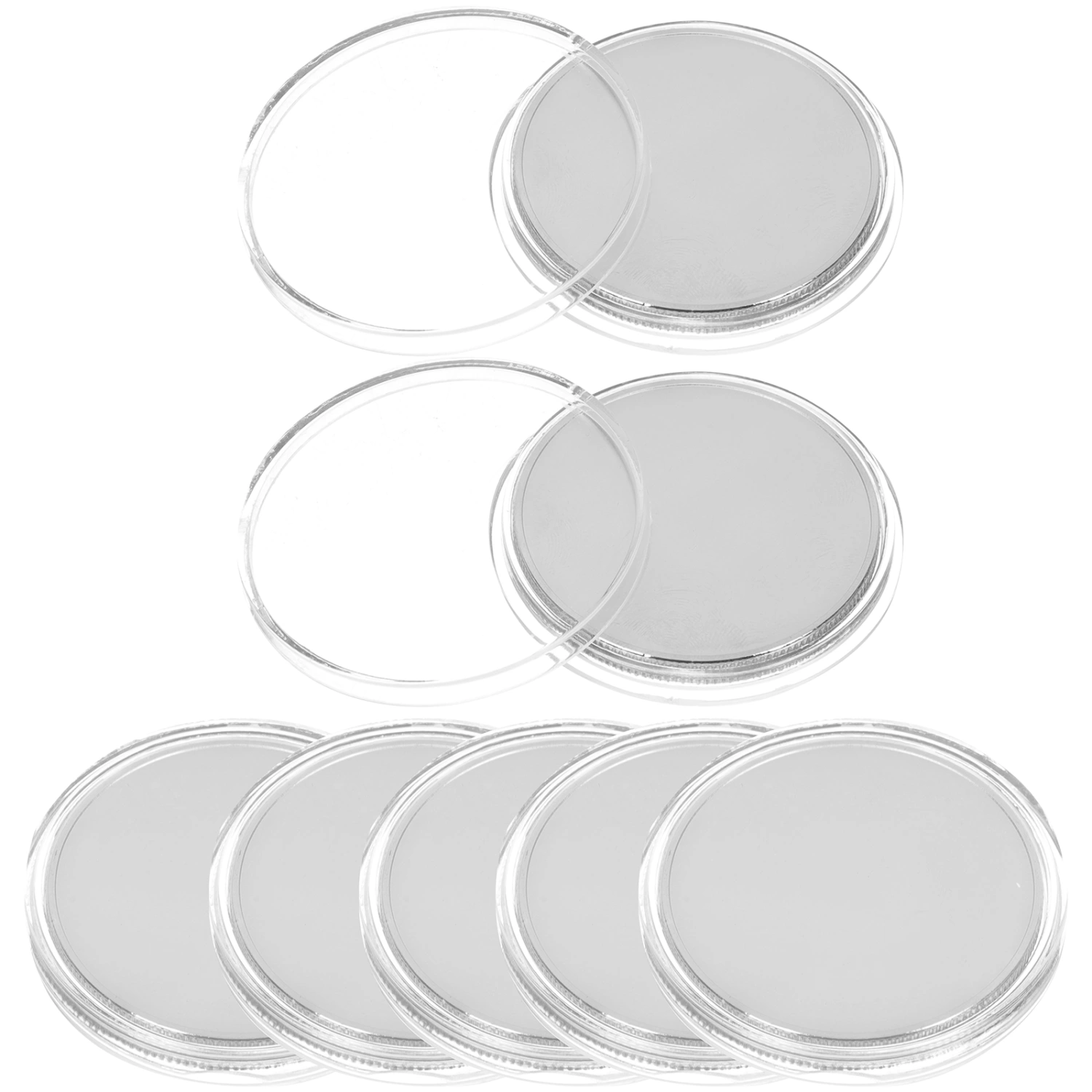 8 sets of Blank Copper Challenge Coins DIY Craft Coins DIY Commemorative Collection Coins
