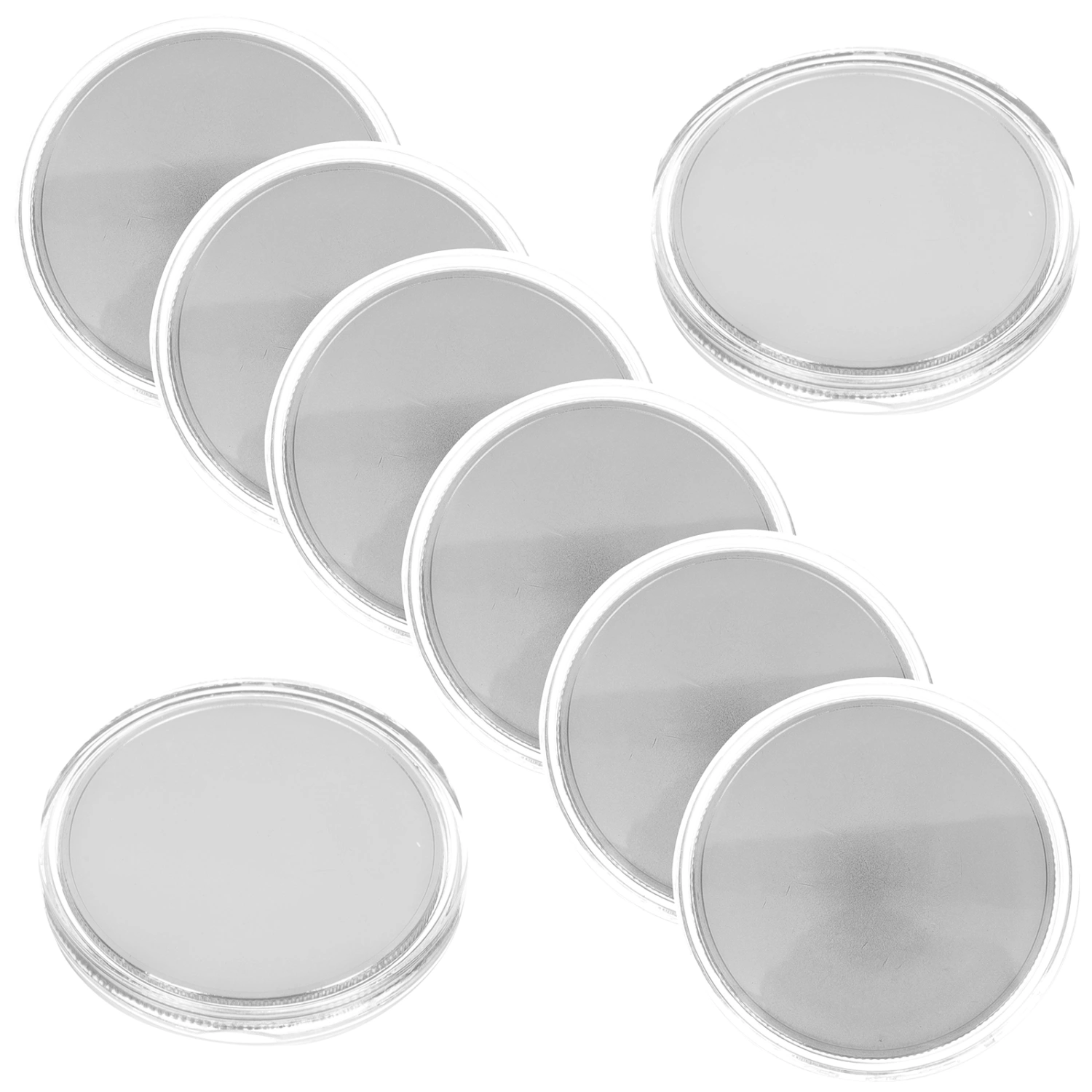 8 sets of Blank Copper Challenge Coins DIY Craft Coins DIY Commemorative Collection Coins