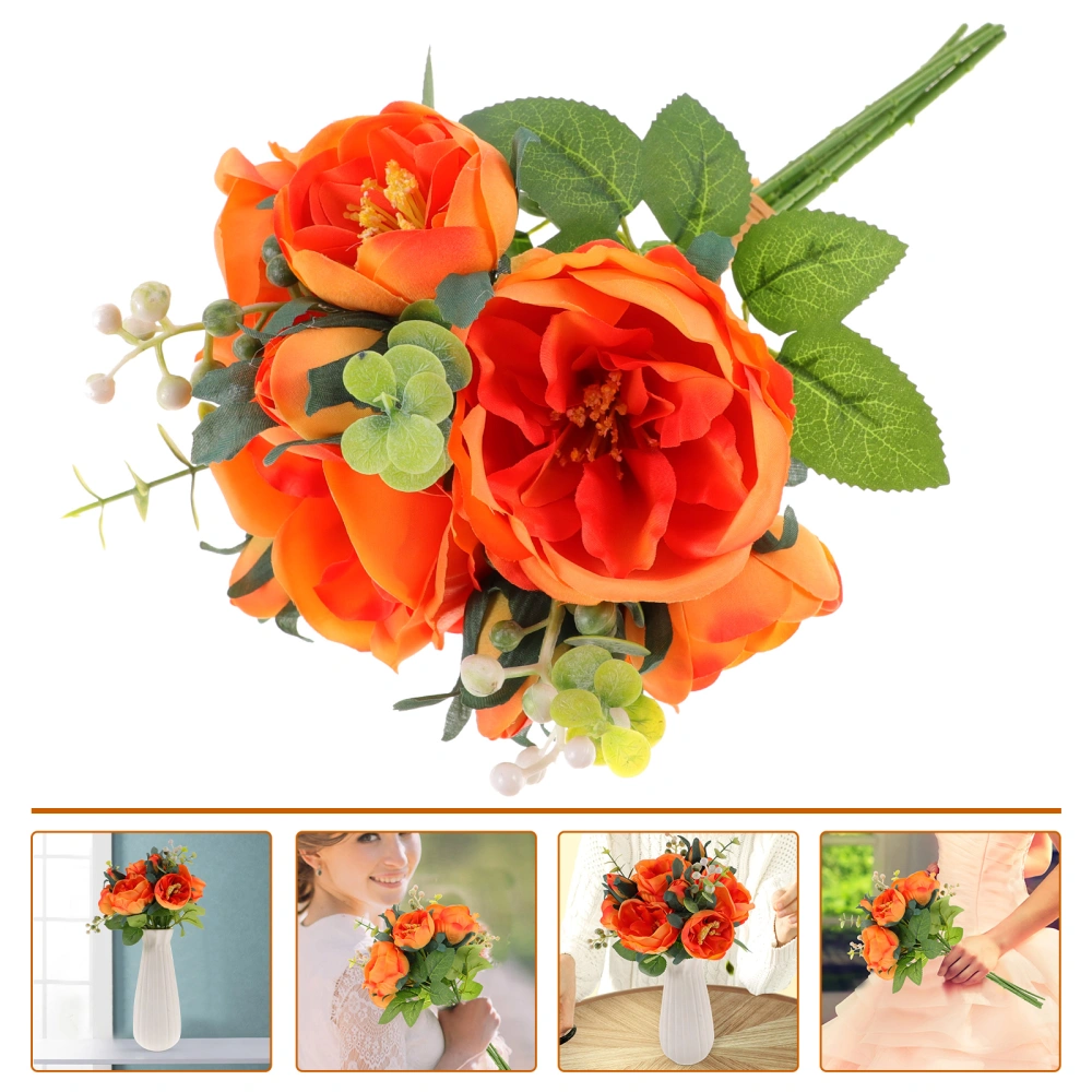 Wedding Bouquet Bridal Bouquet Bridesmaid Bouquet DIY Artificial Flower Bouquet for Bride