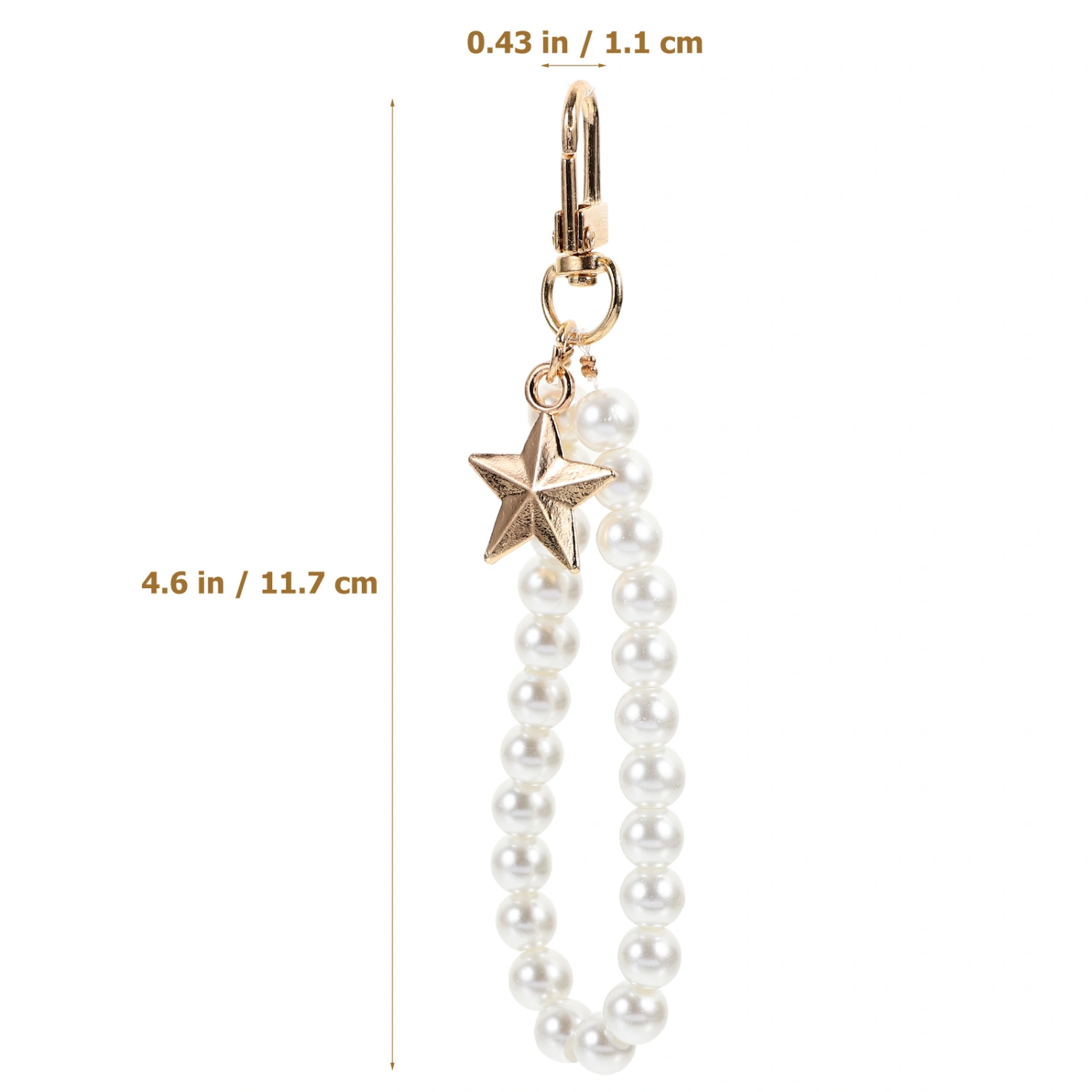 3 pcs Phone Pearl Lanyard Phone Charm Strap Phone Chain Charm Phone Strap Phone Keychain