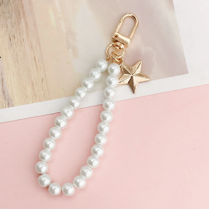 3 pcs Phone Pearl Lanyard Phone Charm Strap Phone Chain Charm Phone Strap Phone Keychain