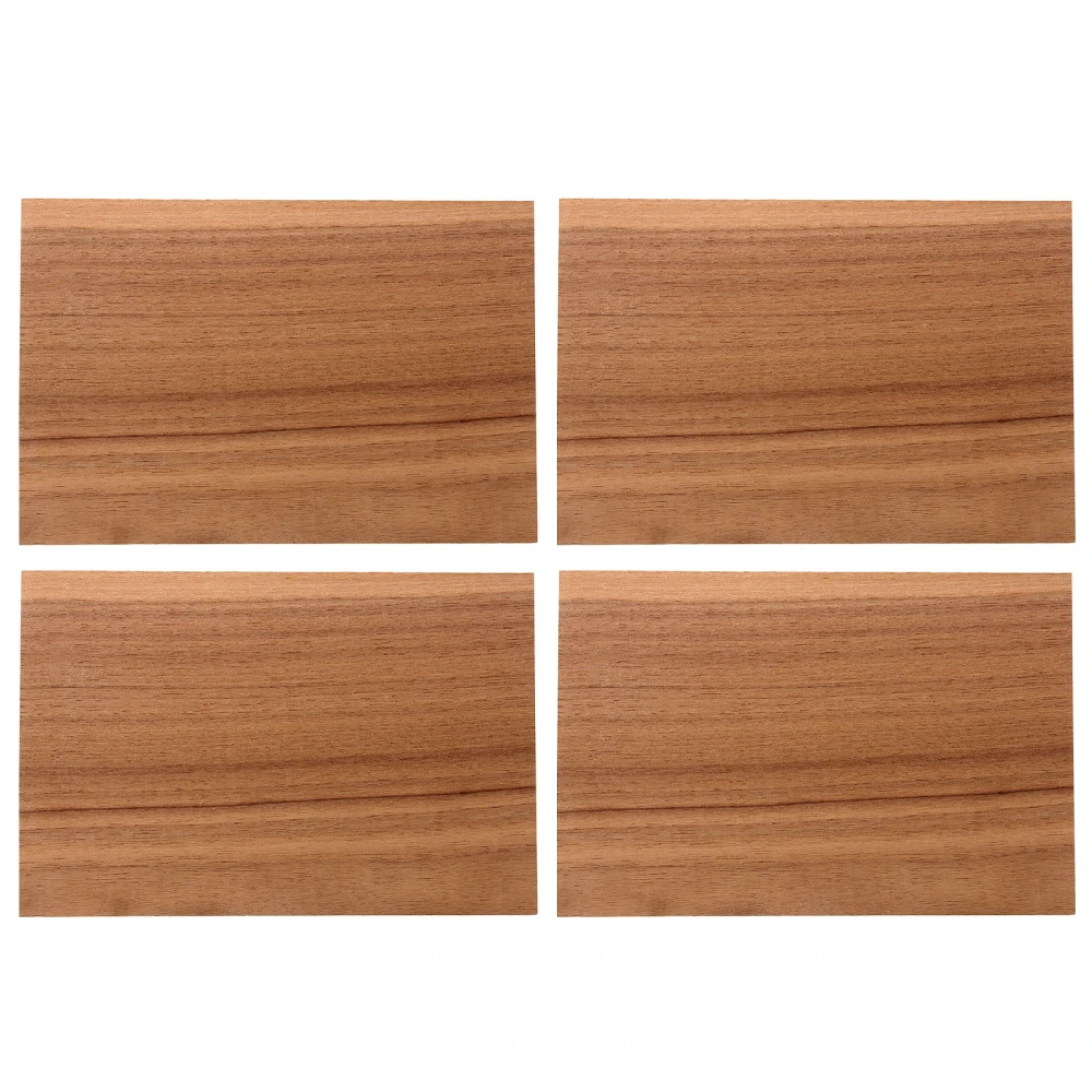 4pcs Furniture Wood Planks Walnut Planks Craft Wood Boards for Artware Projects DIY Ornaments