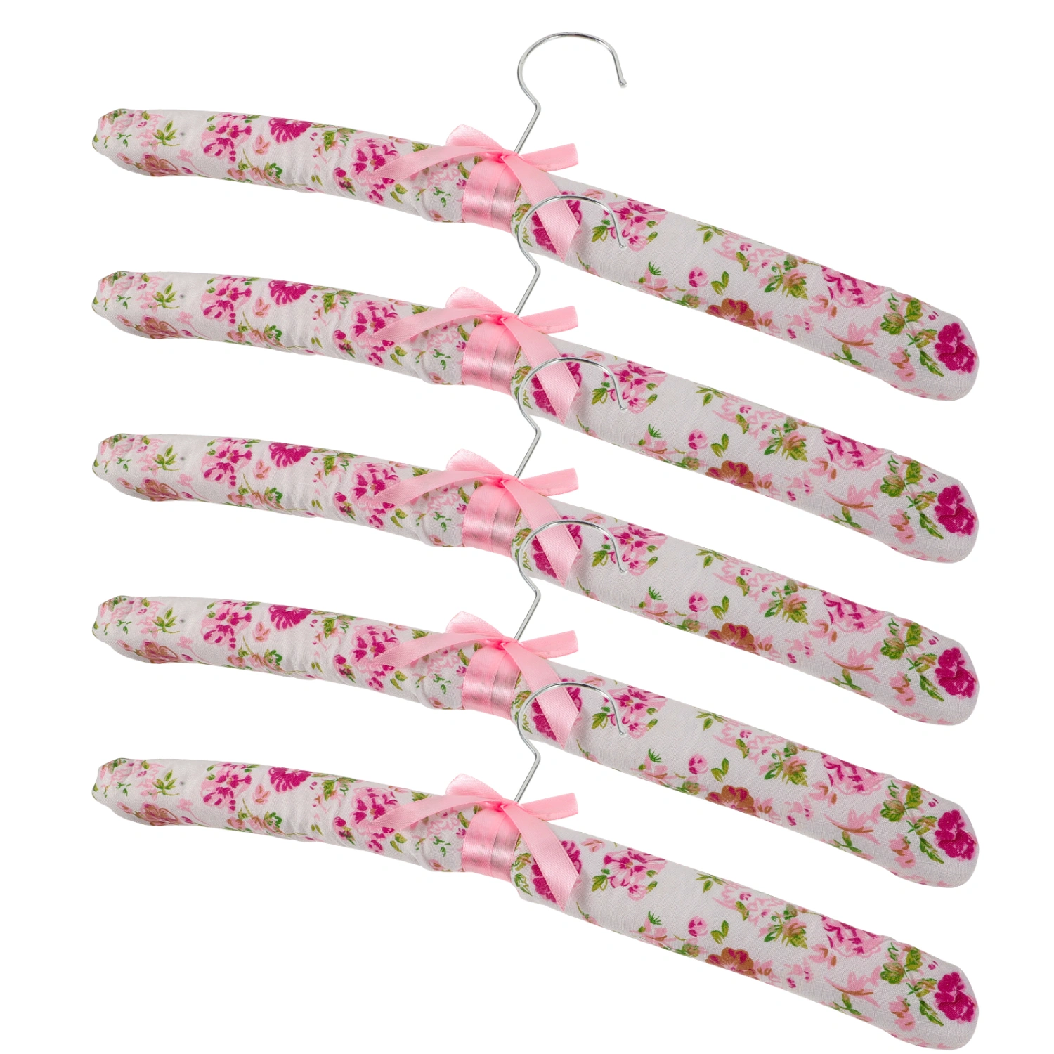 5pcs Sponge Padded Clothes Hangers Non-slip Clothes Hangers Dress Hangers
