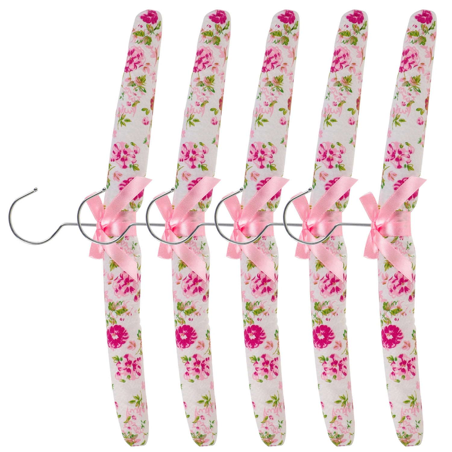 5pcs Sponge Padded Clothes Hangers Non-slip Clothes Hangers Dress Hangers