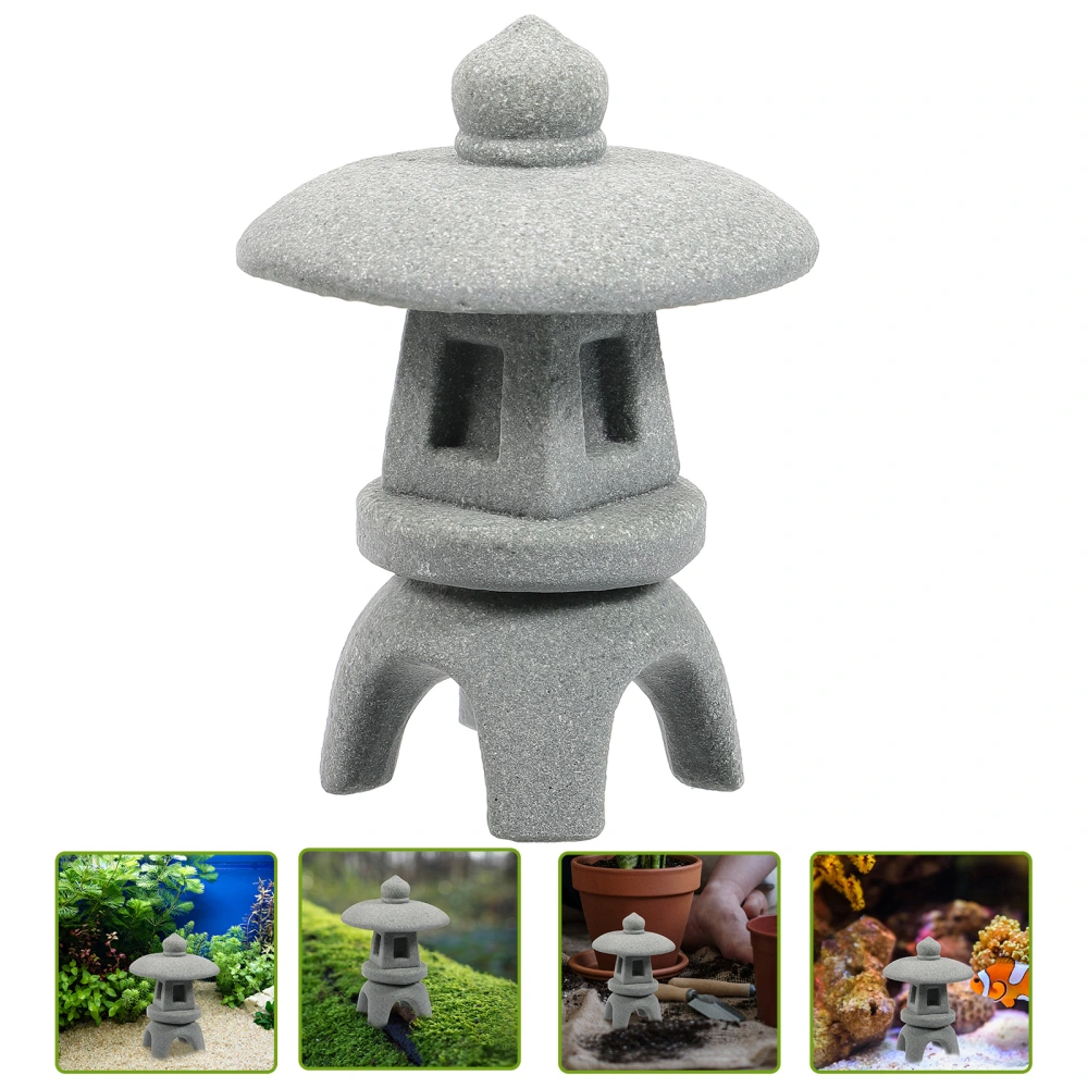 Pagoda Statue Sandstone Pagoda Adornment Micro Landscape Decoration Statue