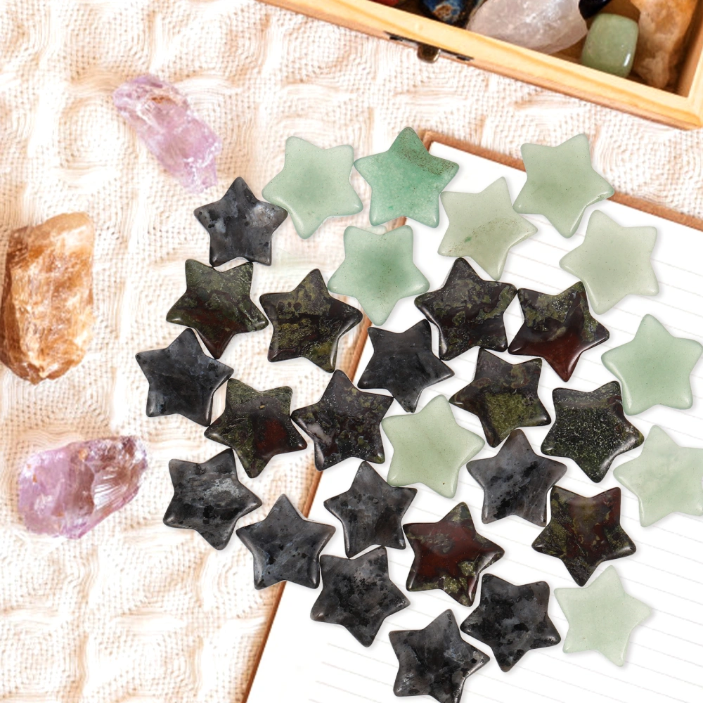 30Pcs Star Shaped Crystal Stones Mini Crystal Stones DIY Jewelry Decoration