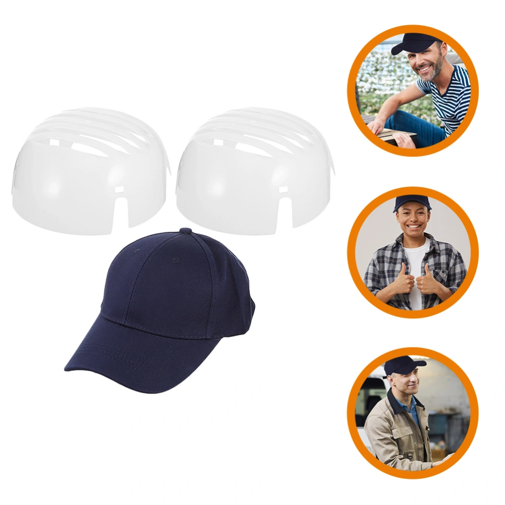 1 Set Baseball Cap with Bump Cap Insert Baseball Hat Universal Bump Cap for Protection