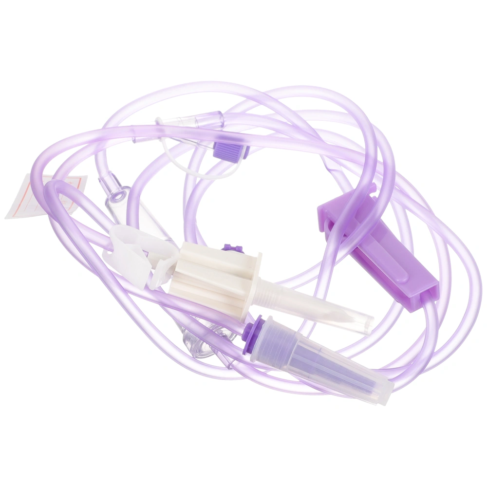 Stomach Injection System Bag Tubes Disposable Transparent Hanging Tubes with Adjustable Clamp