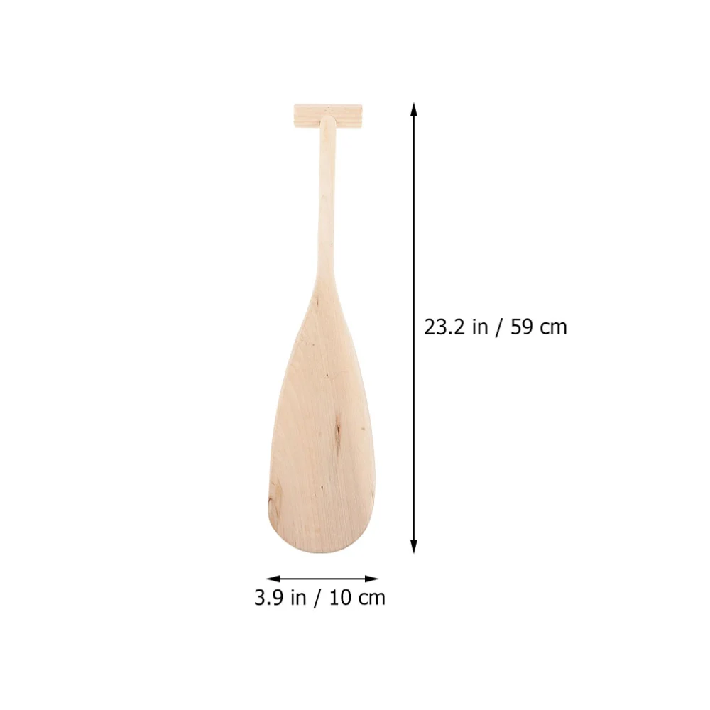 Wood Oar Practical Boats Paddle Sturdy Boat Paddle Wooden Paddle for Boating Handheld Wood Oar