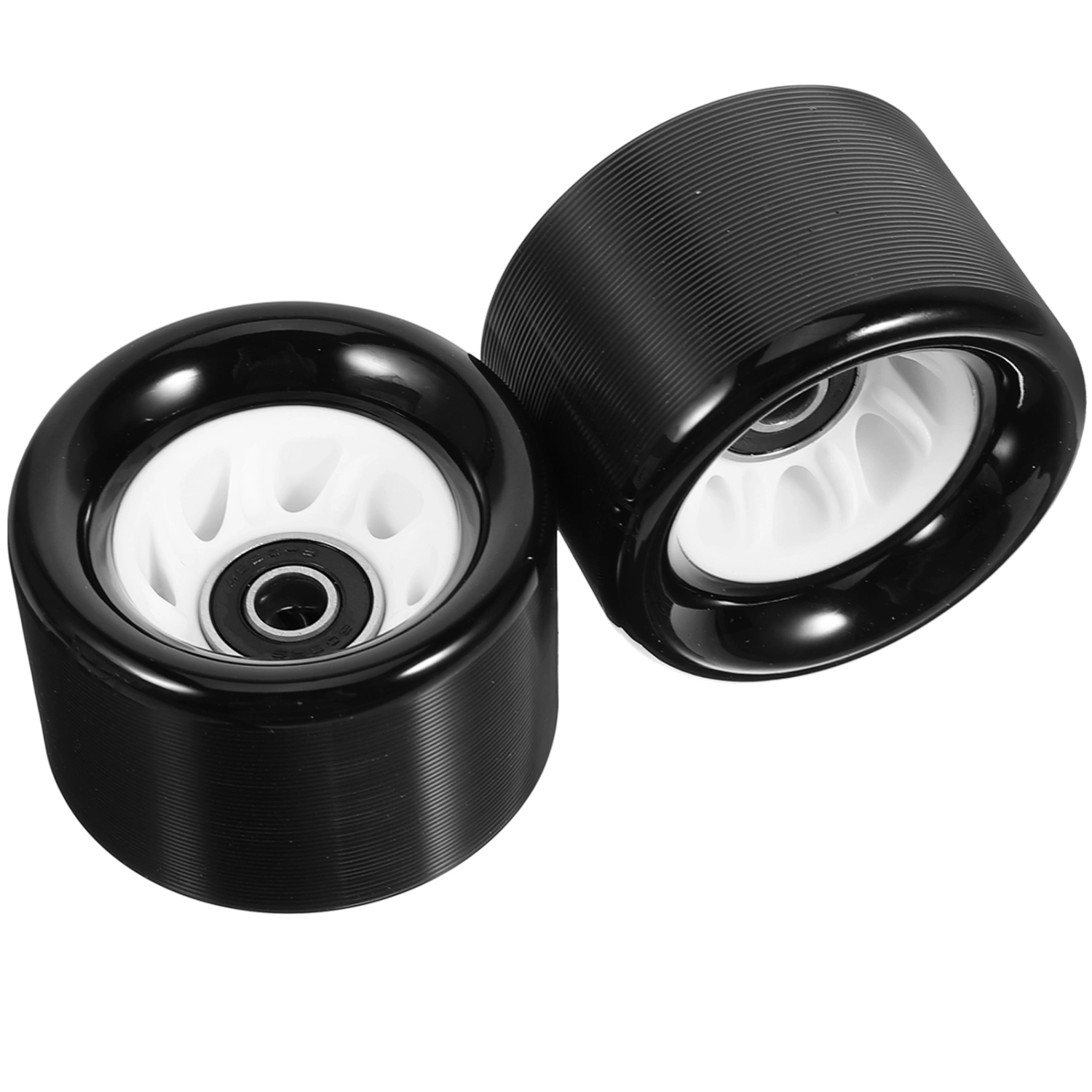 2Pcs Skateboard Wheel with Bearing Drift Board Wheel Replacement PU Skateboard Accessories for Outdoor