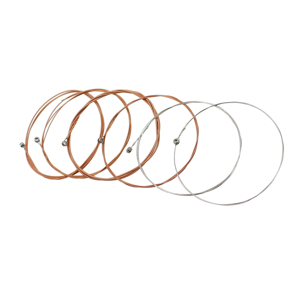 6 pcs Phosphors Bronze Alloy Guitar Strings Acoustic Guitar Strings Folk Guitar Strings