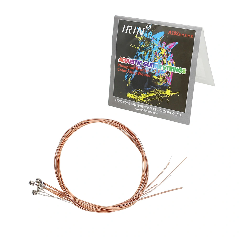 6 pcs Phosphors Bronze Alloy Guitar Strings Acoustic Guitar Strings Folk Guitar Strings