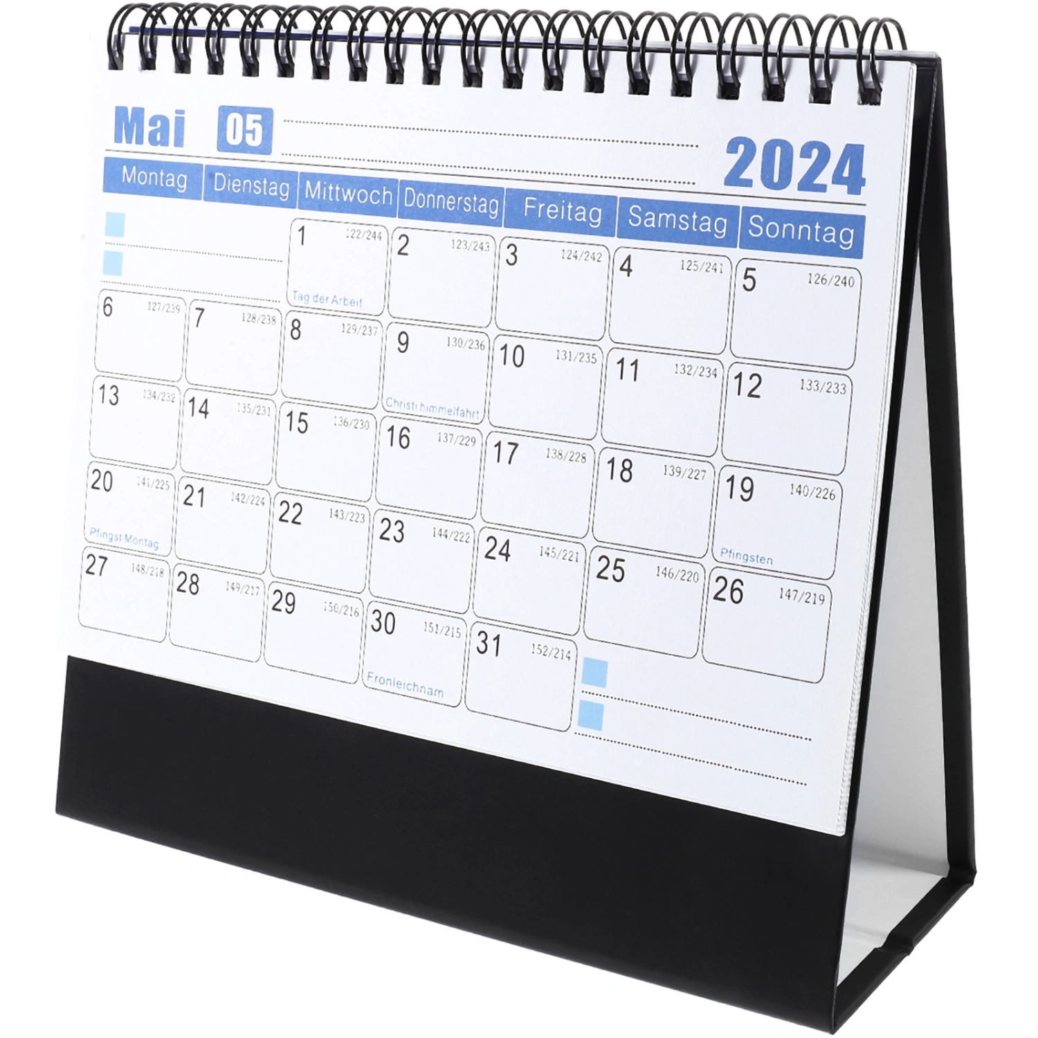 Decorative Desk Calendar Daily Use Standing Desk Calendar Desktop Standing Calendar