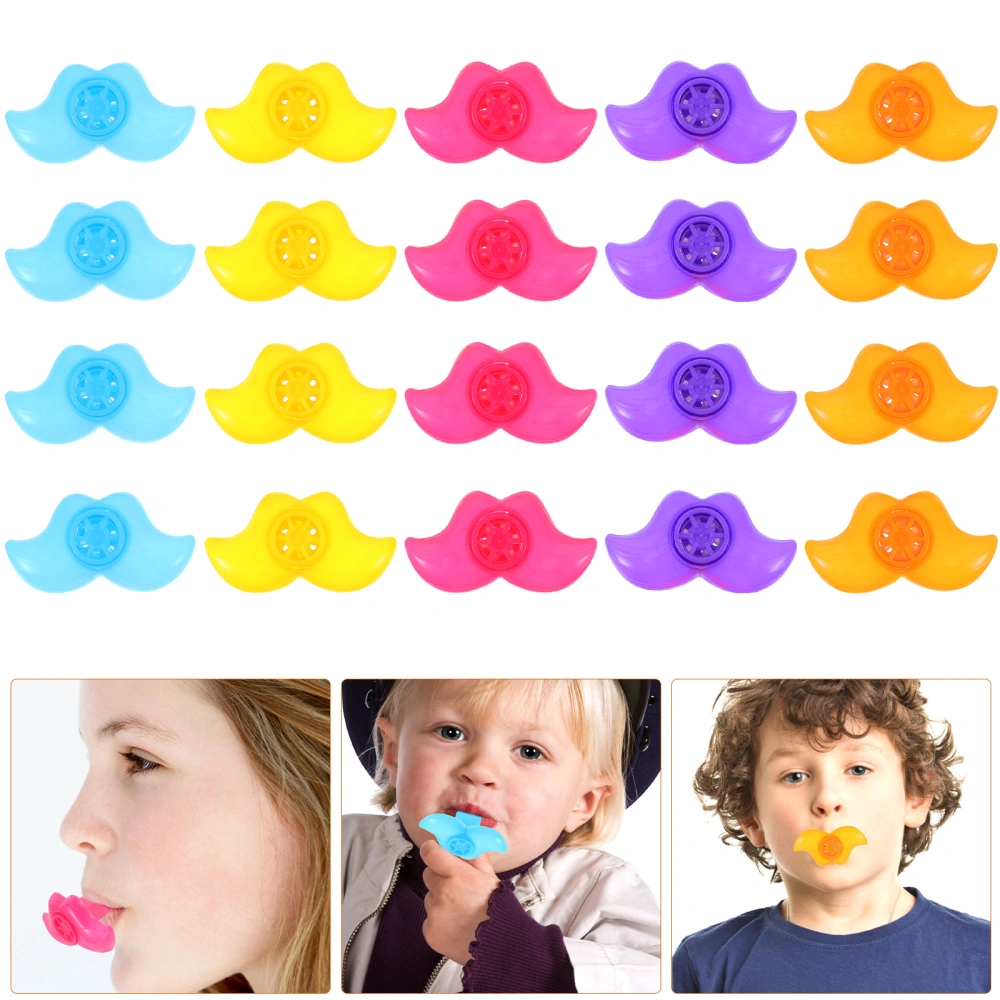 20Pcs Creative Blowers Funny Whistles Musical Noise Makers Sports Blowers Noise Makers for Holiday