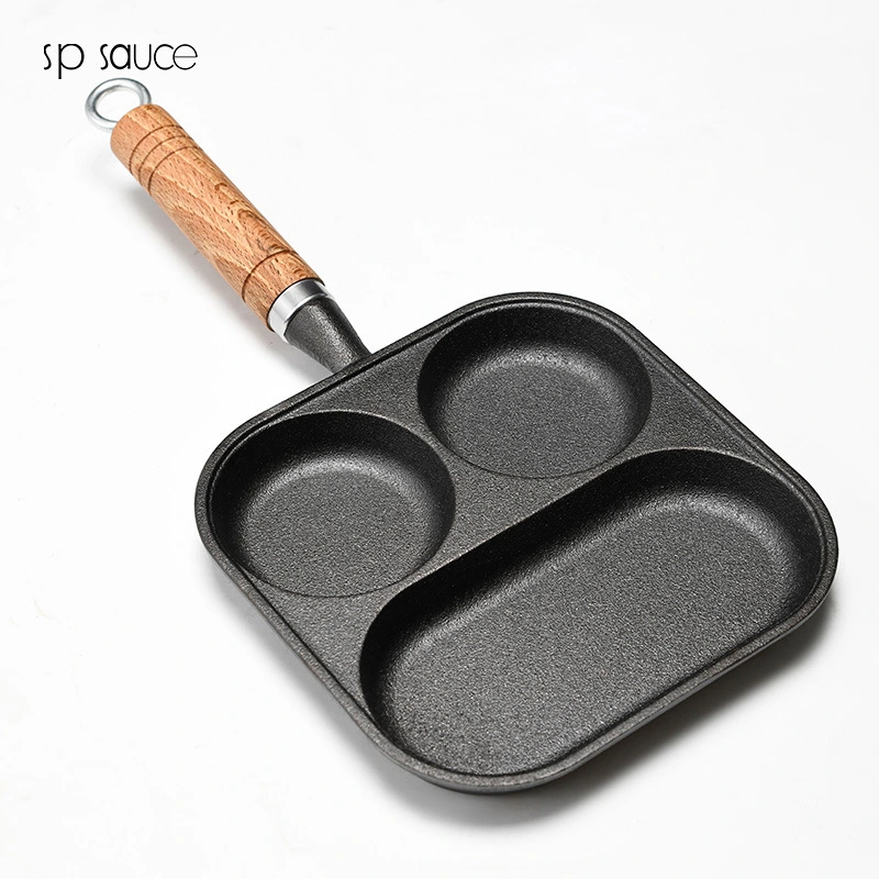 Egg Pan 3 Cups Egg Frying Pan Nonstick  Egg Cooker Pan Egg Skillet for Breakfast Sandwiches