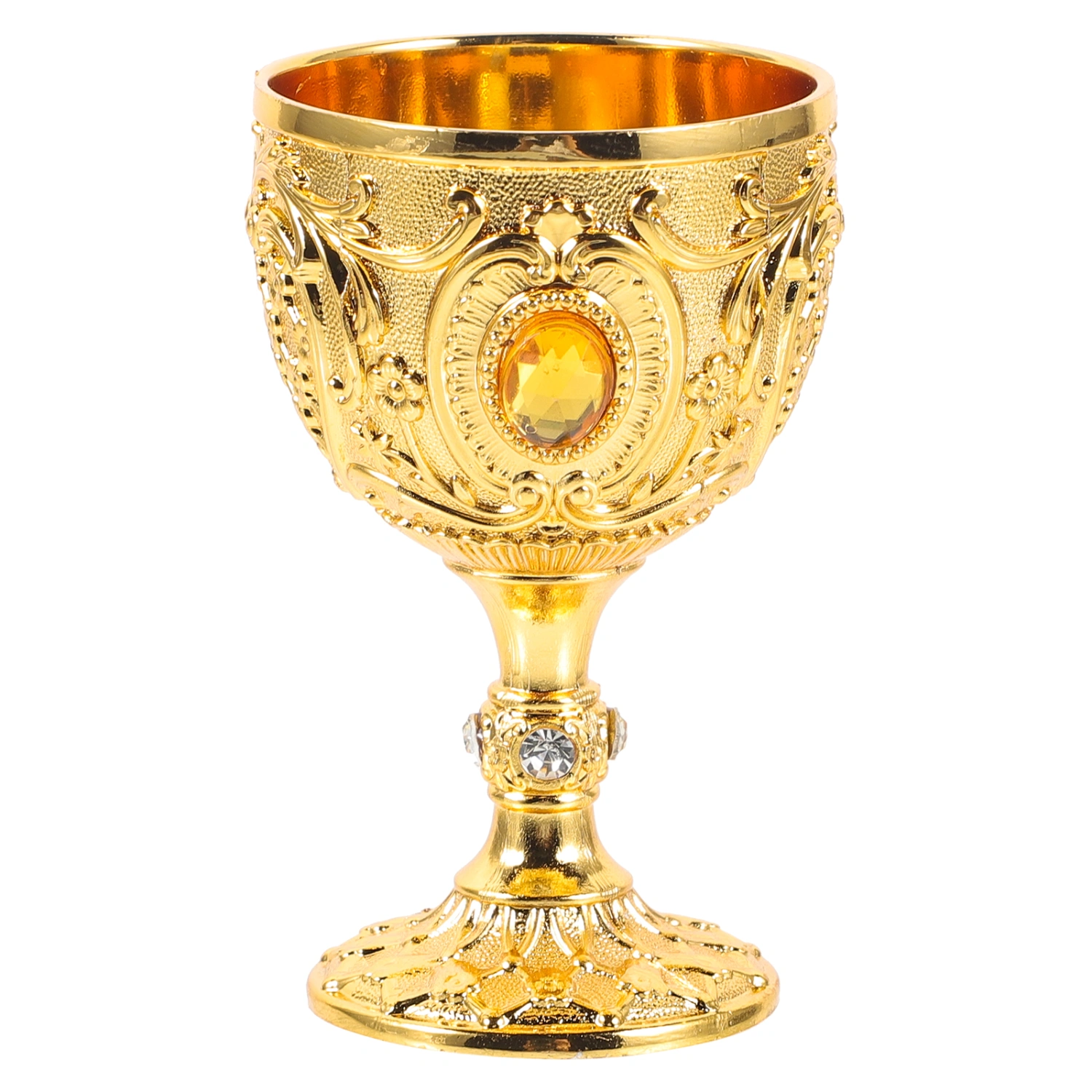 European Style Wine Cup Small Liquor Cup Vintage Metal Cup Engraving Pattern Cup Wine Cup