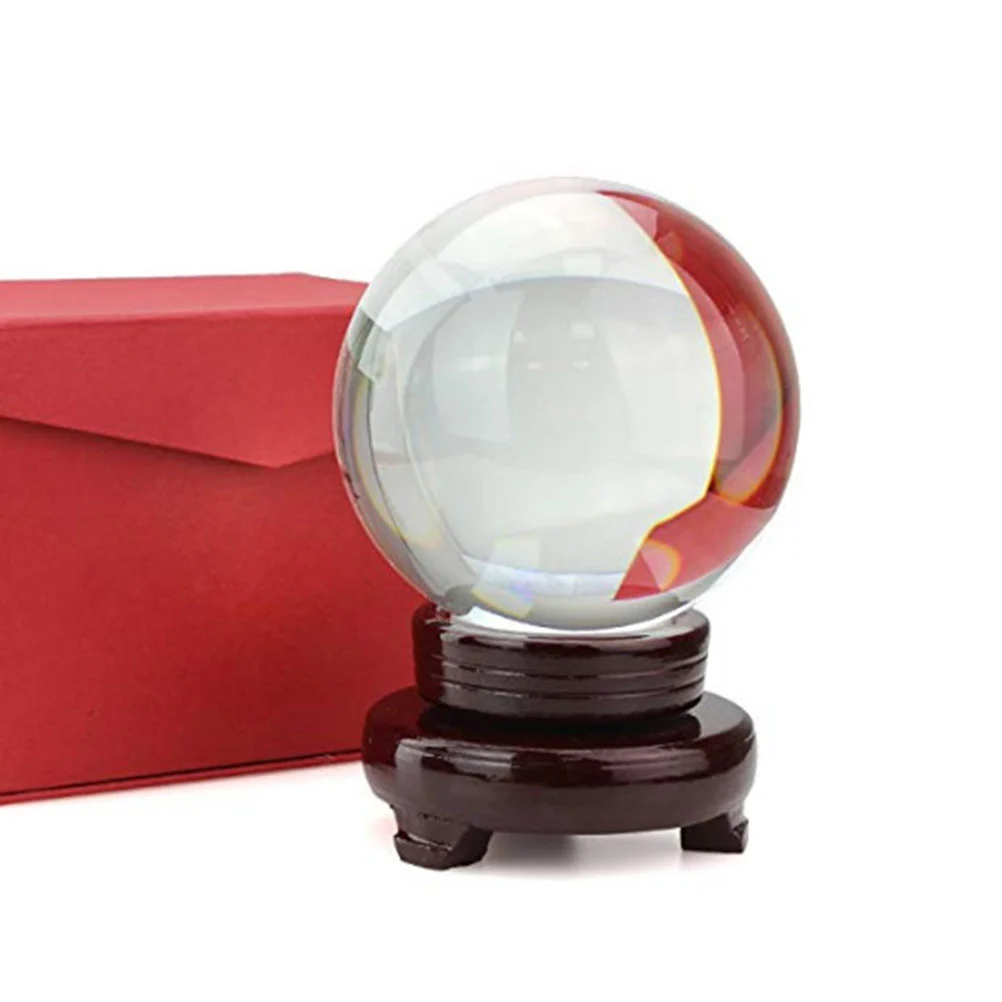 Crystal Ball Wooden Stand Crystal Ball Base Desktop Sphere Holder Crystal Ball Display Rotation Base