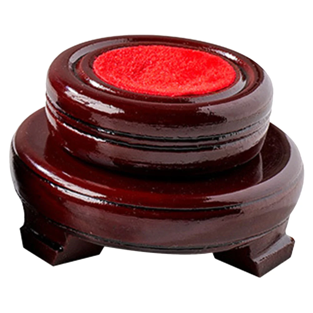 Crystal Ball Wooden Stand Crystal Ball Base Desktop Sphere Holder Crystal Ball Display Rotation Base