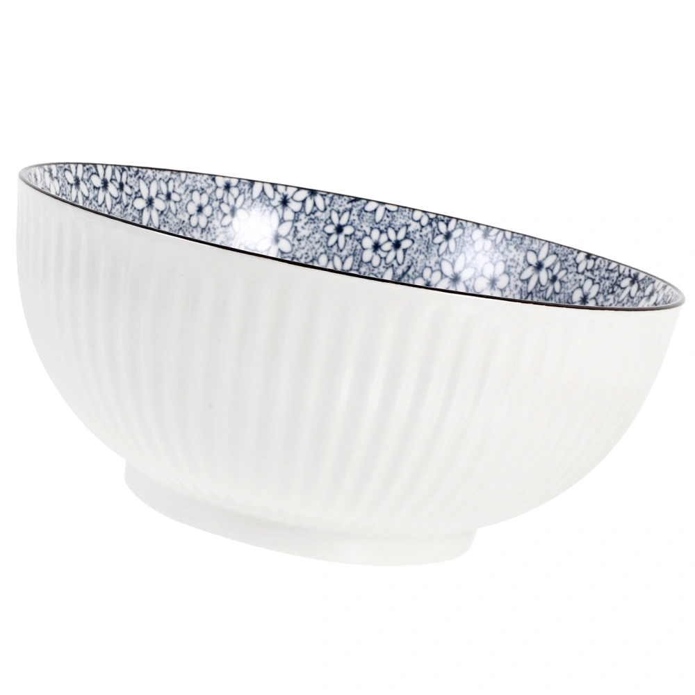 Ceramic Ramen Bowl Large Noodle Bowl Salad Bowl Household Soup Meal Bowl