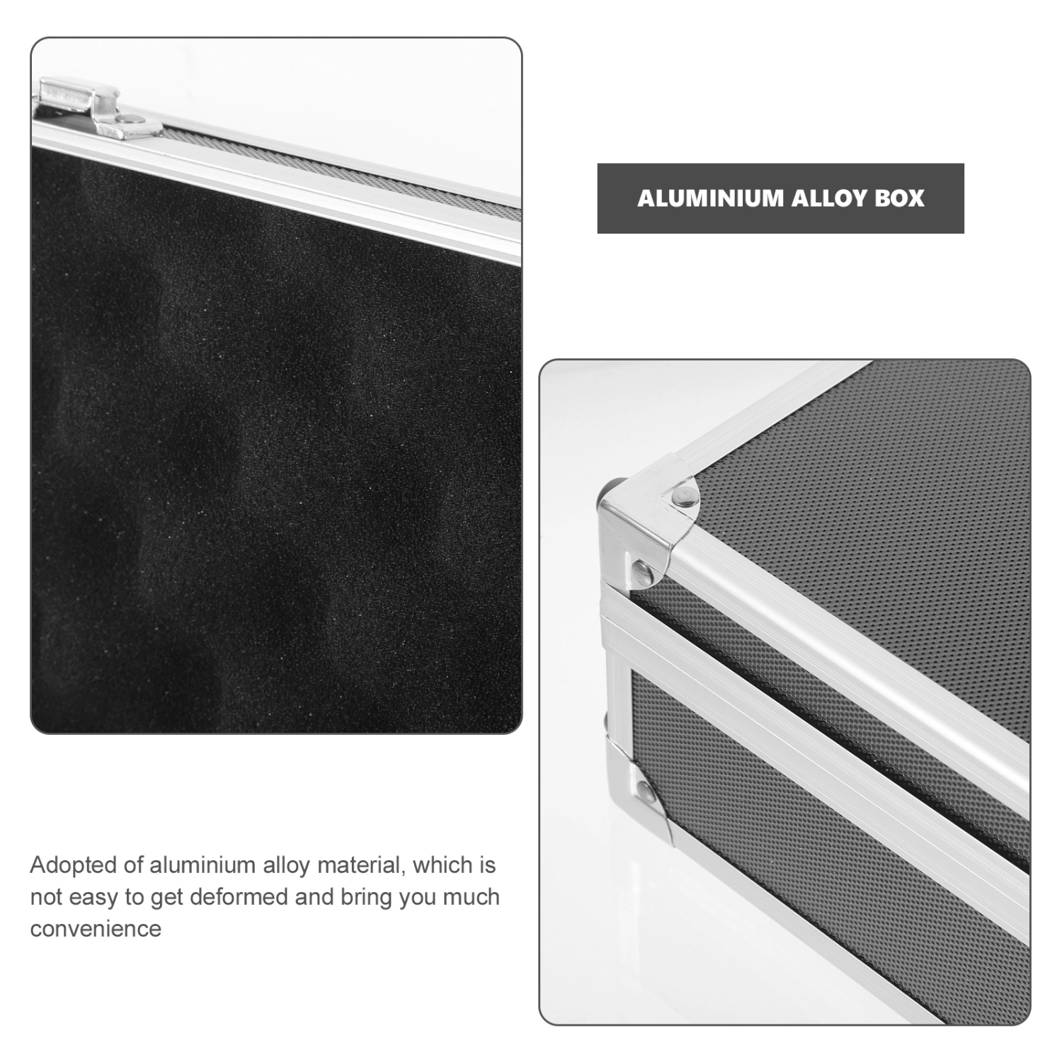 Multifunctional Carrying Box Handheld Aluminium Alloy Suitcase Small Tool Case Gadget Case