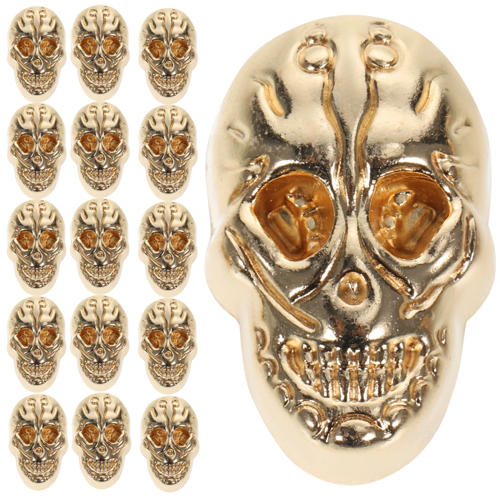 20pcs Crafting Studs Leather Craft Rivets Crafting Skull Studs Clothing Skull Spike