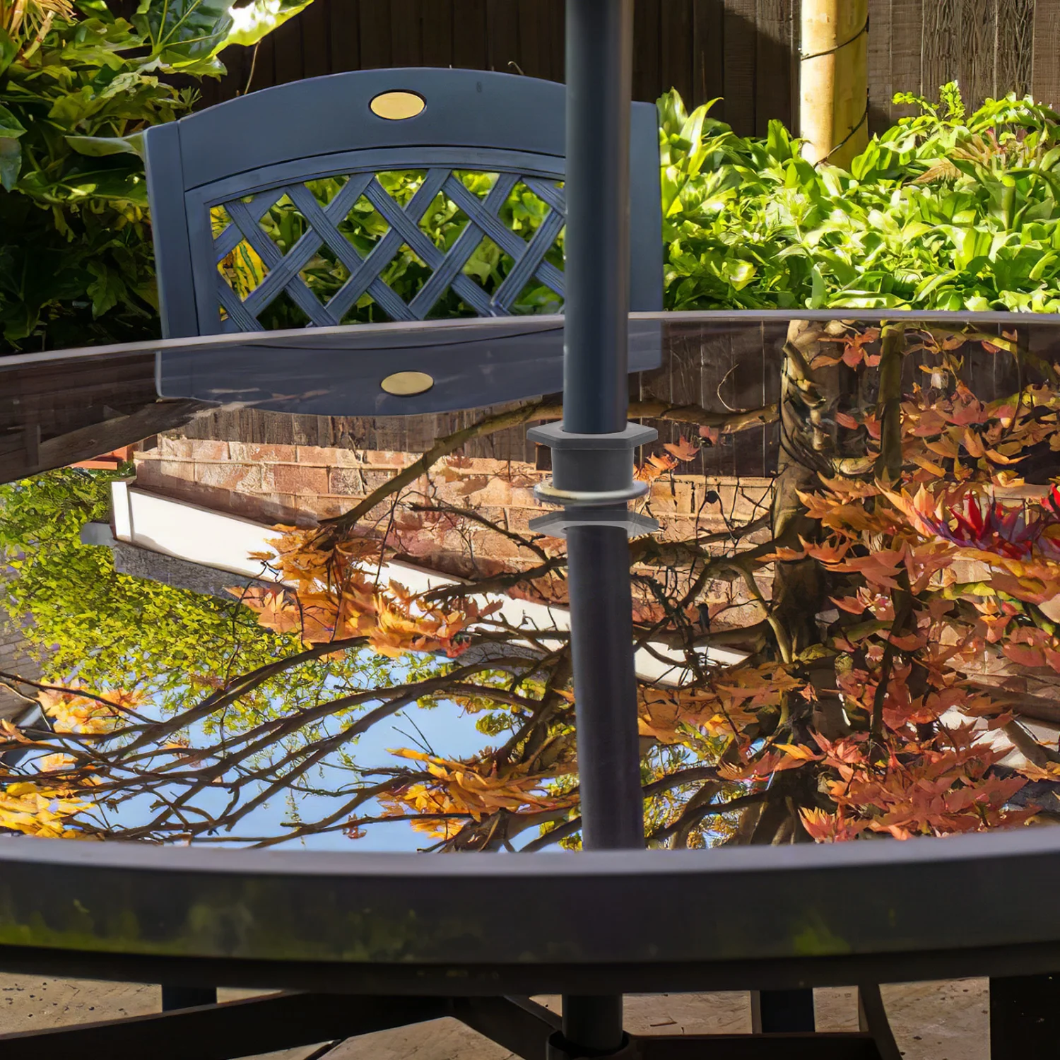 2pcs Outdoor Umbrella Hole Insert Plugs Umbrella Stand Base Outdoor Umbrella Holder Parts