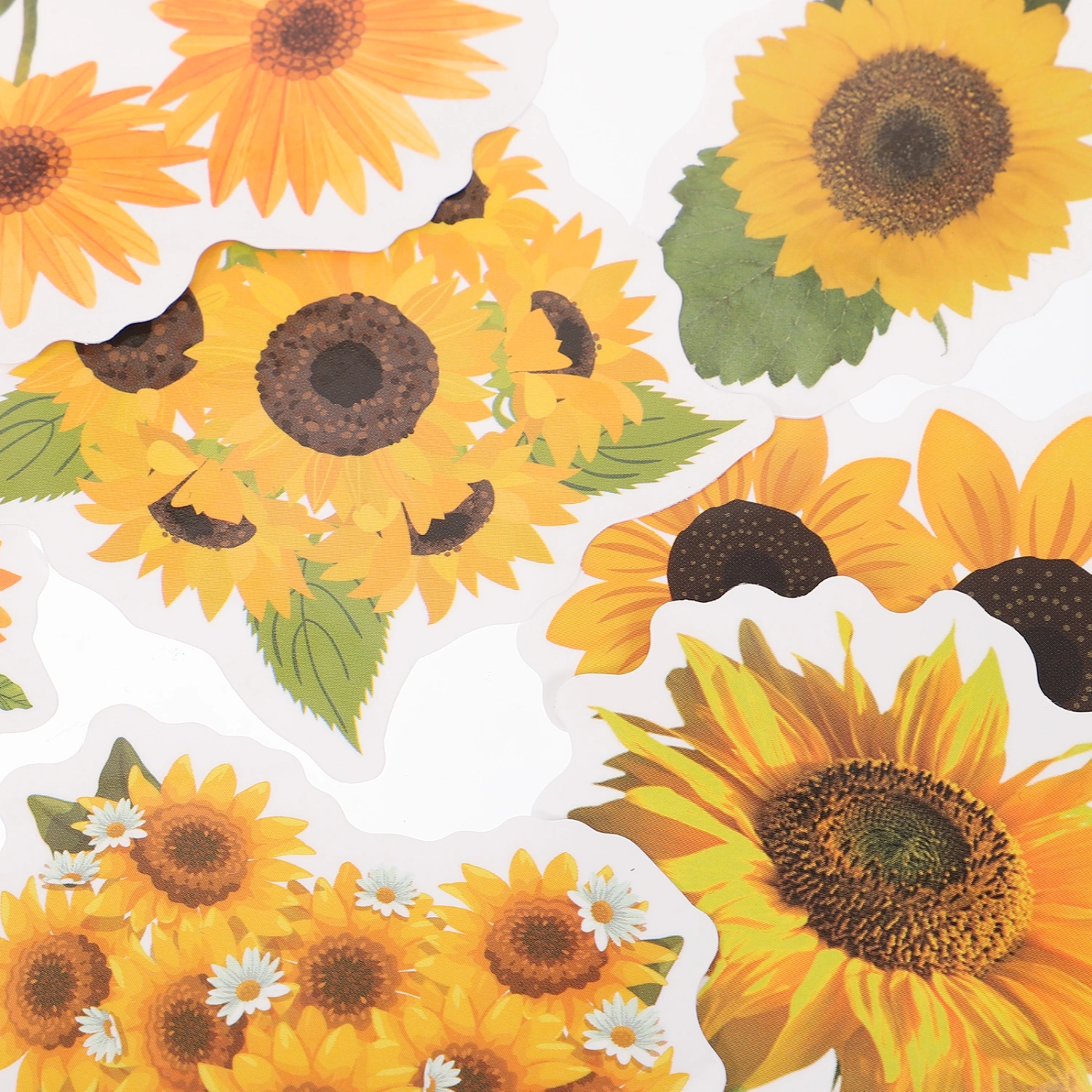 50pcs Sunflower Stickers Water Bottle Stickers Laptop Stickers Aesthetic Stickers