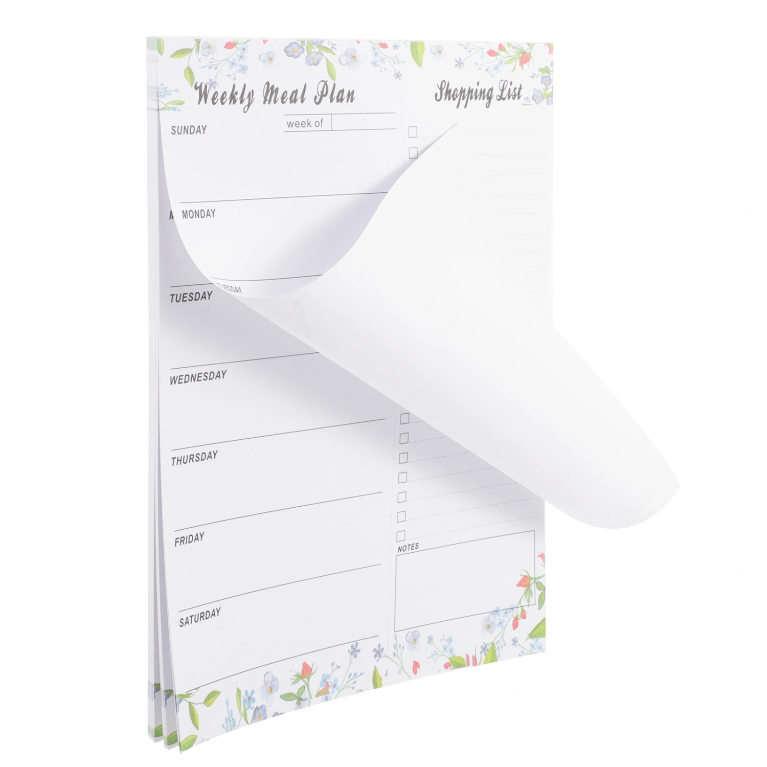 1 Book Meal Planning Notepad Magnetic Meal Planner Magnetic Planner Shopping List Planner