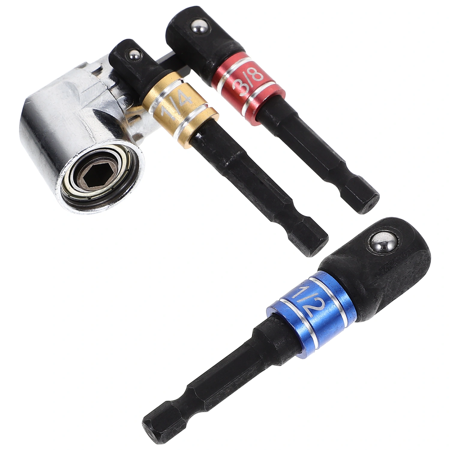 1 Set Right Angle Drill Attachment Socket Drill Adapter Impact Drill Adapter