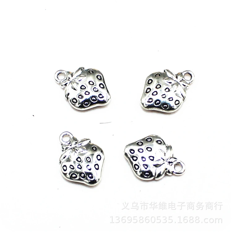 50pcs Jewelry DIY Charms Multi-function DIY Charms Creative Strawberry Shape Earring Charms