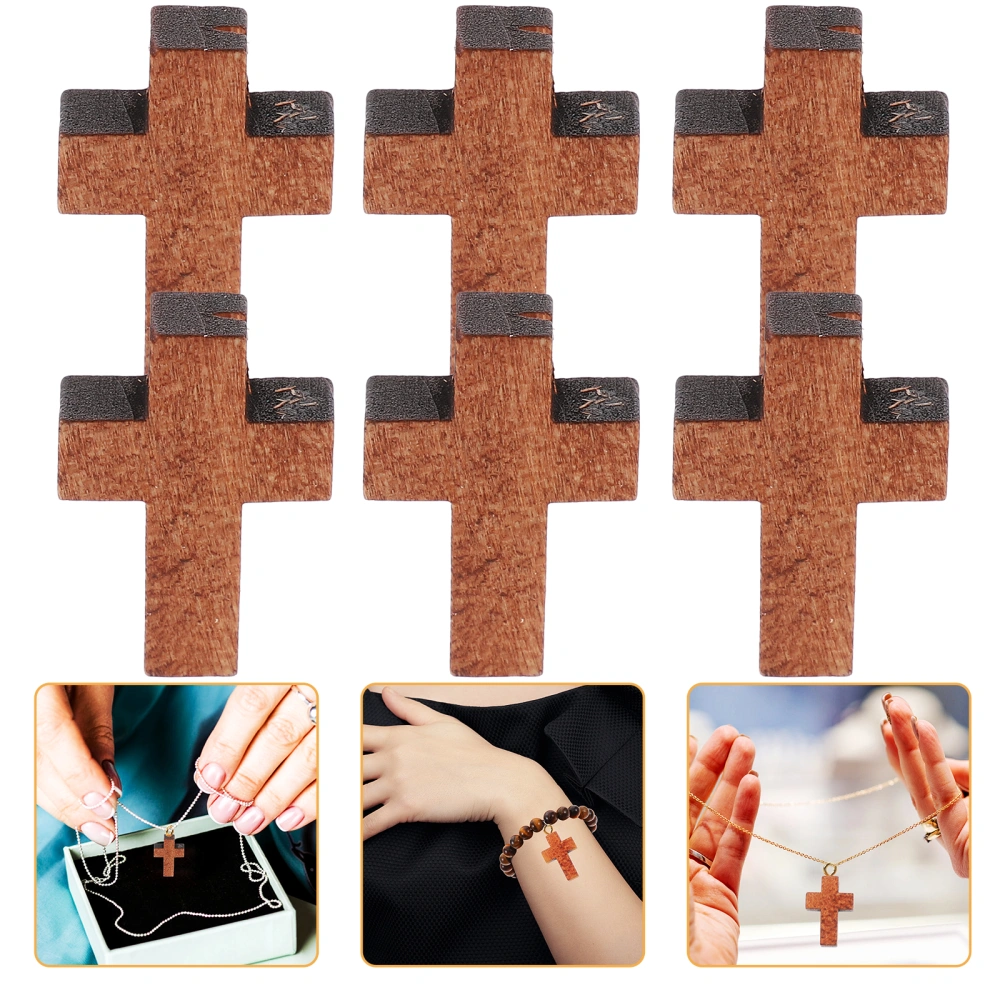 200pcs Mini Cross Pendants Cross Bracelet Pendants for DIY Jewelry Making