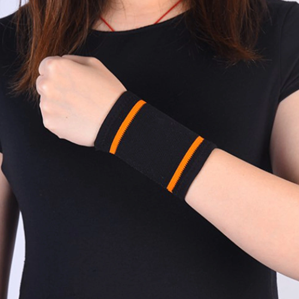 4Pcs Sports Wrist Bands Sweat Absorbing Wristbands Wrist Protector Elastic Wrist Brace for Gift