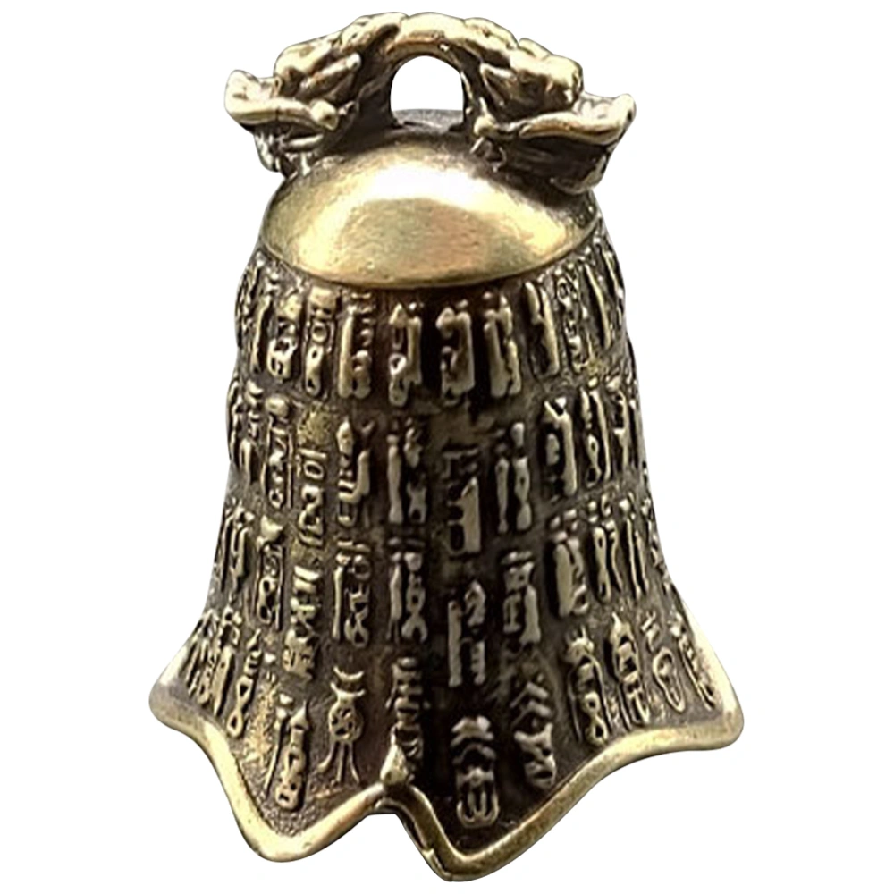 Decorative Bell Antique Chinese Style Bell Brass Pendant DIY Keychain Pendant Charm