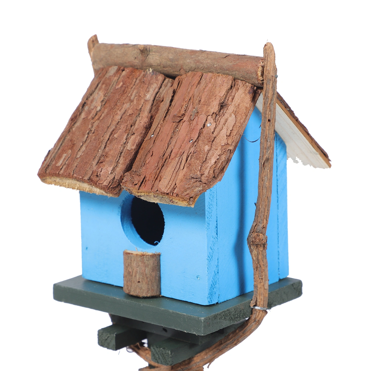 Courtyard Garden Bird House Bird Nest Stake Outdoor Bird House Stake Garden Decor