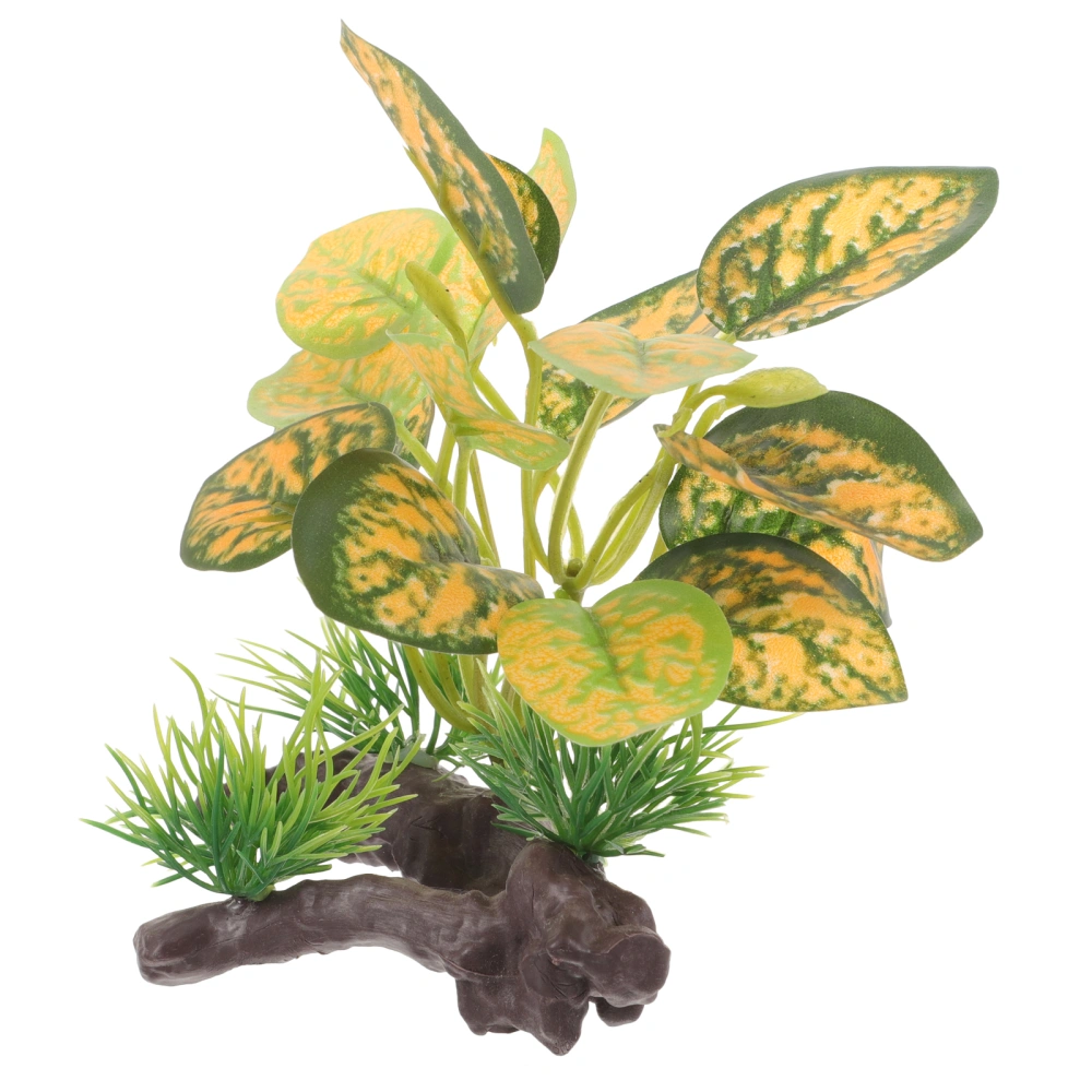 Aquarium Simulation Plant Decor Lasting Plastic Plant Model Fish Tank Decor Aquarium Landscaping Plant