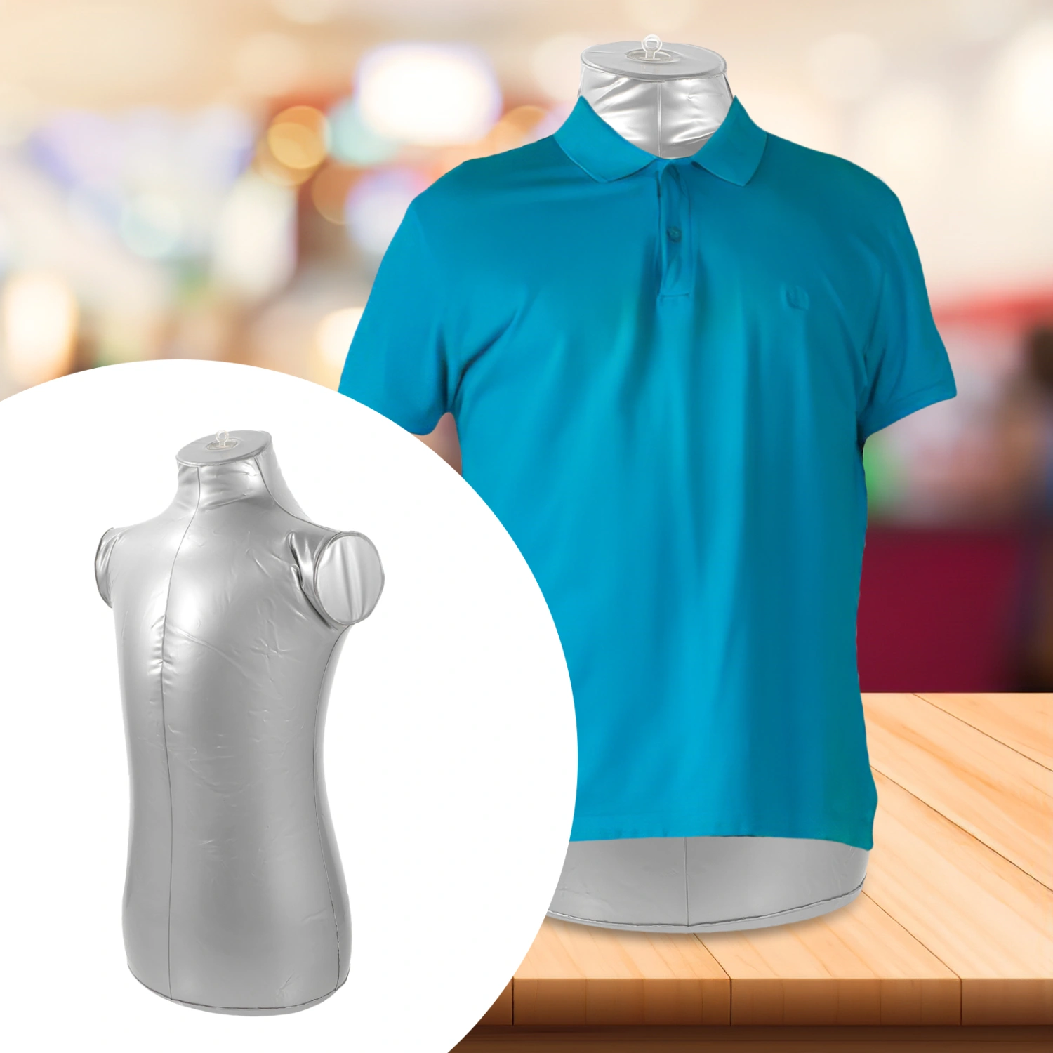 Inflatable Child Mannequin Half Body Clothes Display Mannequin Model Inflatable Upper Body Model