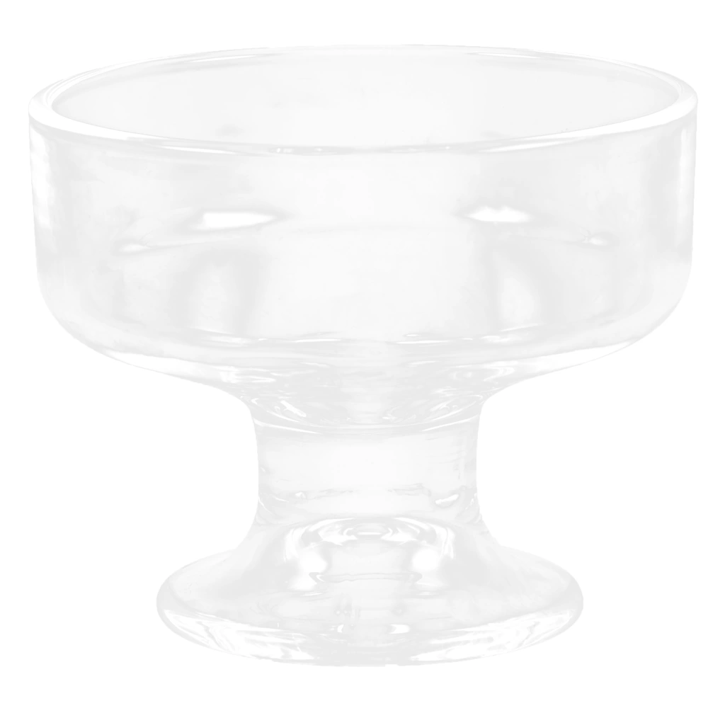 Clear Glass Dessert Bowl Footed Dessert Cup Ice Cream Cup Serving Bowl for Appetizer Fruit Salad Pudding Dessert