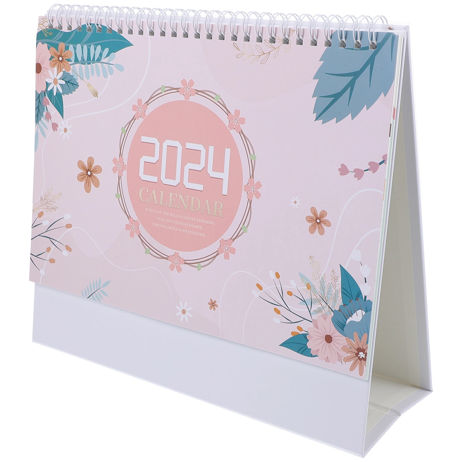 Desk Calendar 2024 Desk Calendar Ornament Stand Up Flip Calendar Decor Desktop Calendar