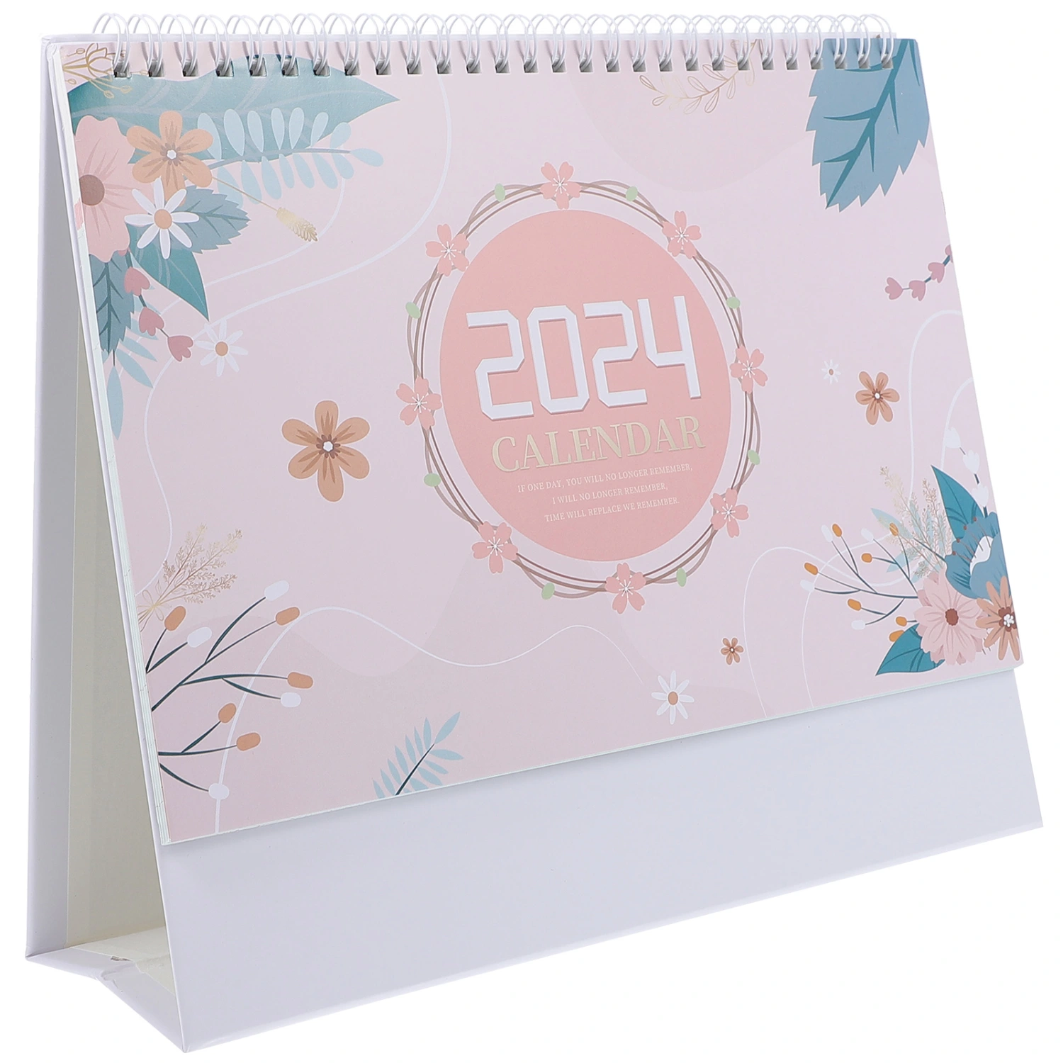 Desk Calendar 2024 Desk Calendar Ornament Stand Up Flip Calendar Decor Desktop Calendar