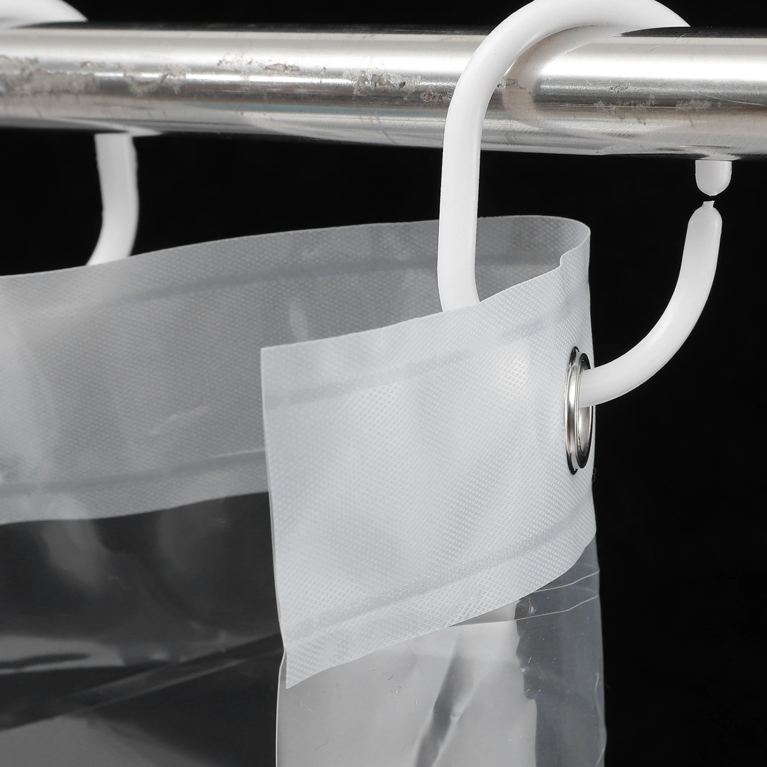 1 Set of Clear Shower Curtain Liner PEVA Shower Curtain Water Proof Shower Curtain with Grommet