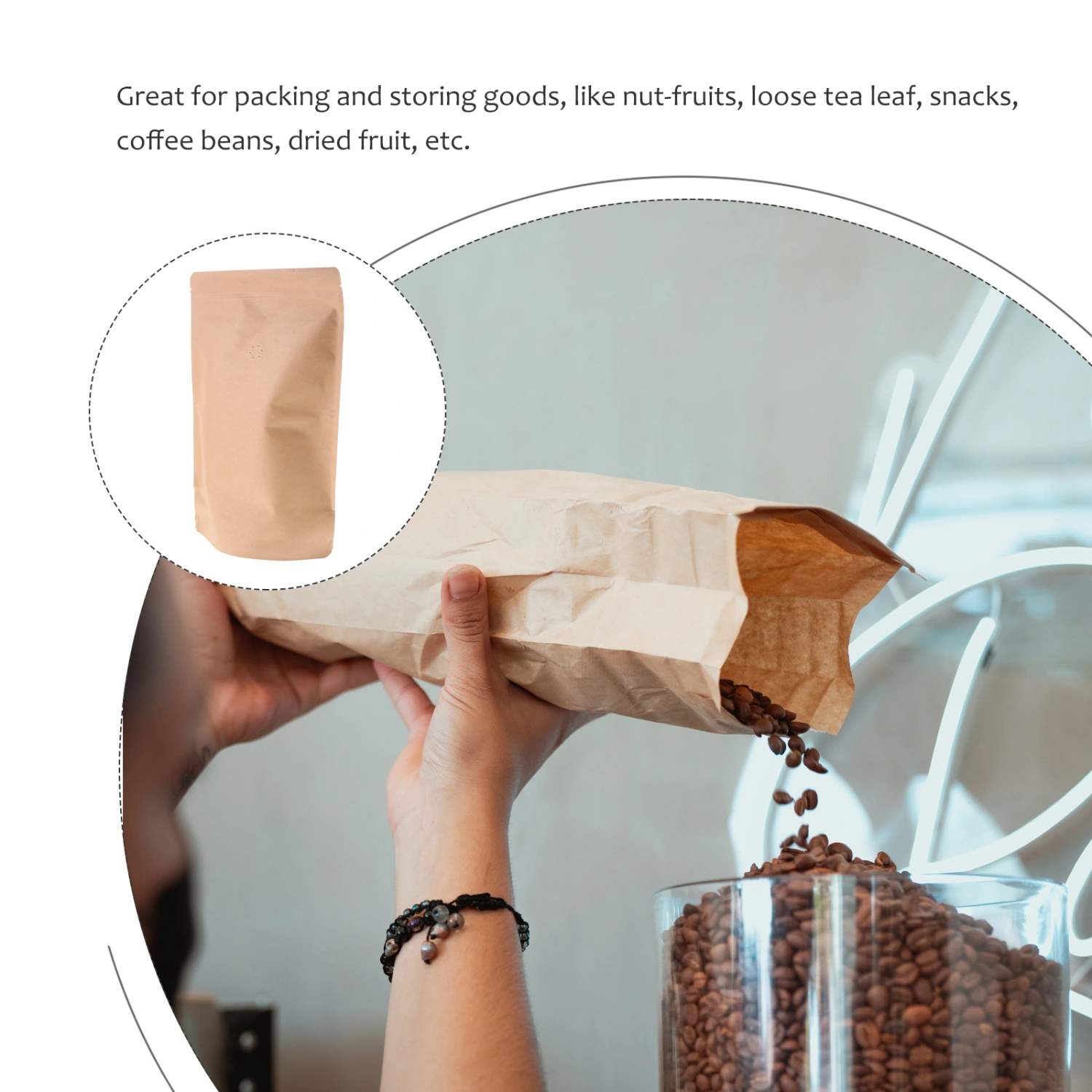 10Pcs Versatile Wrapping Bags Bakery Packaging Bags Convenient Snack Bags Snack Food Bags