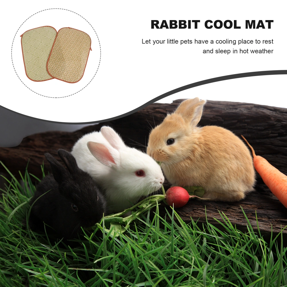 Rabbit Cooling Pad Summer Hamster Cooling Mat Breathable Bunny Guinea Pig Sleeping Mat