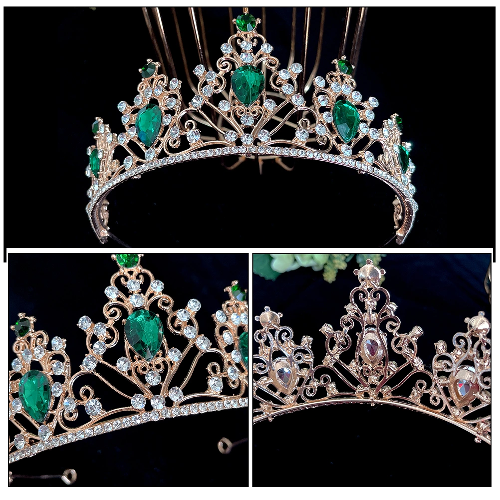 Bride Crown Wedding Bridal Tiara Rhinestone Crown Rhinestone Tiara Party Headdress