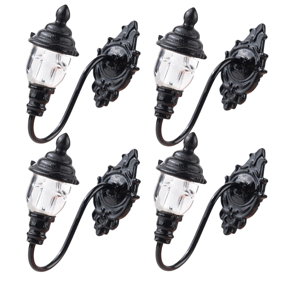 4pcs Mini Wall Lamp Sand Table Decorative Lamp Diy Sand Table Decoration
